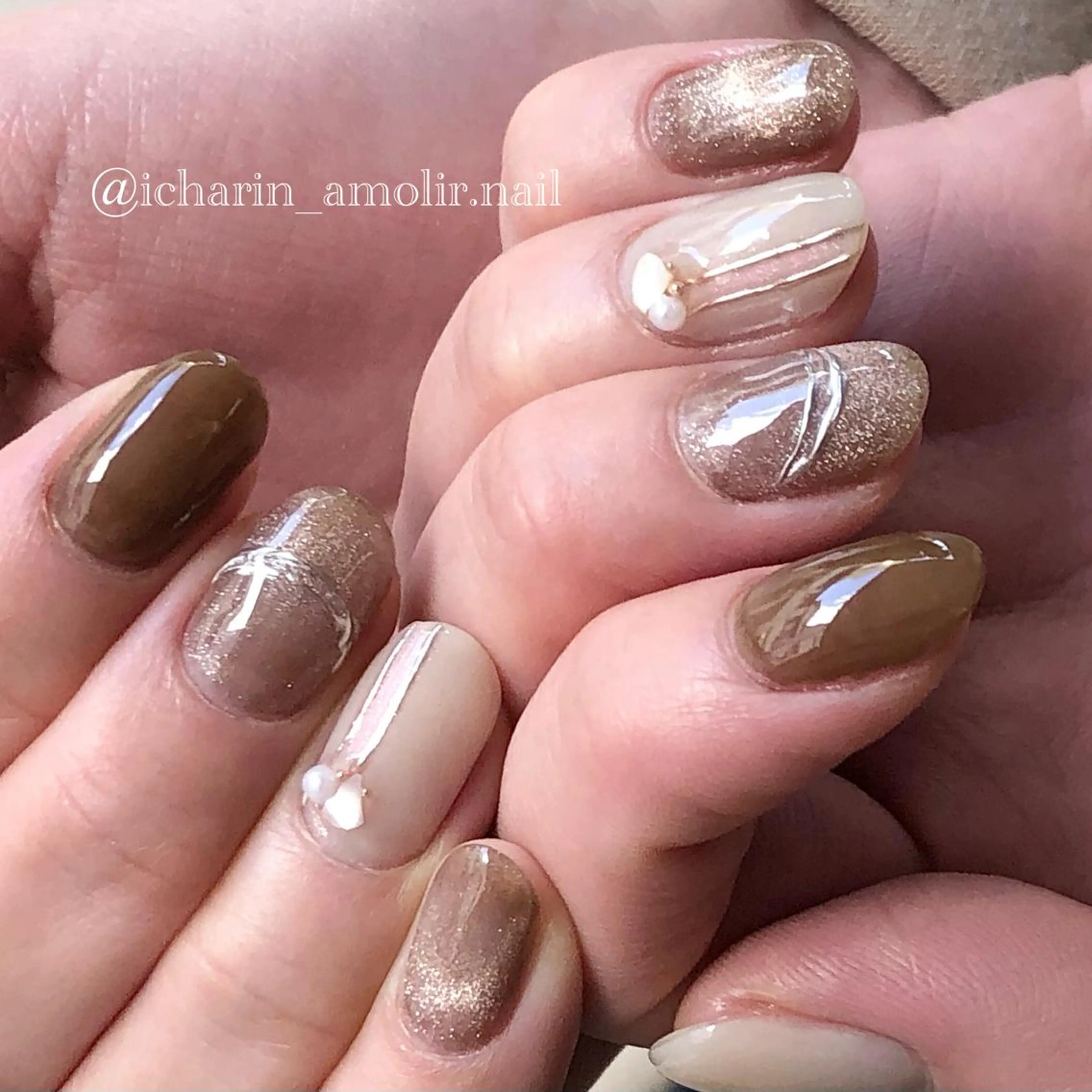 ネイル シンプルネイル EMIKOのネイルデザイン