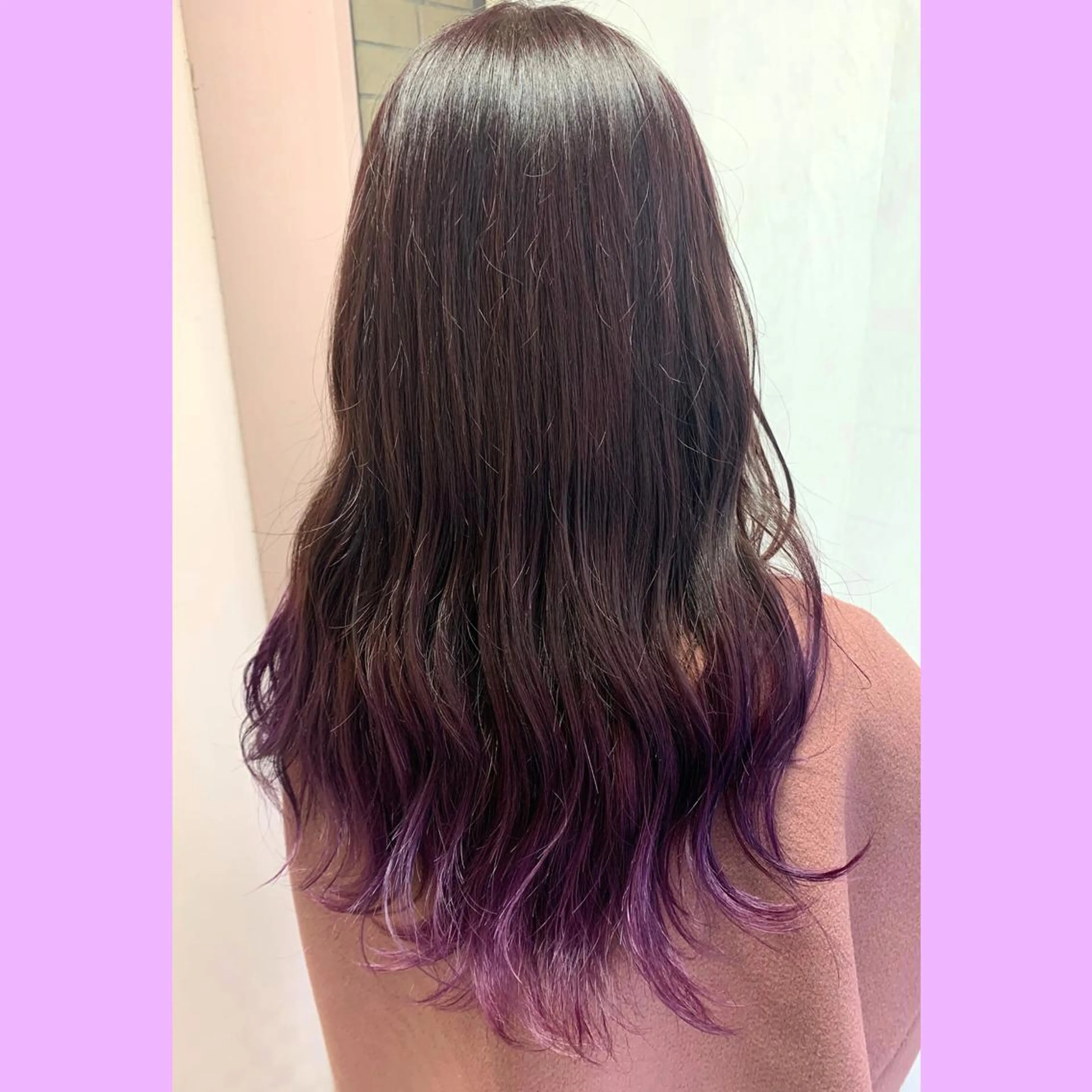 ロング カラー 浅沼 久瑠美のヘアスタイル