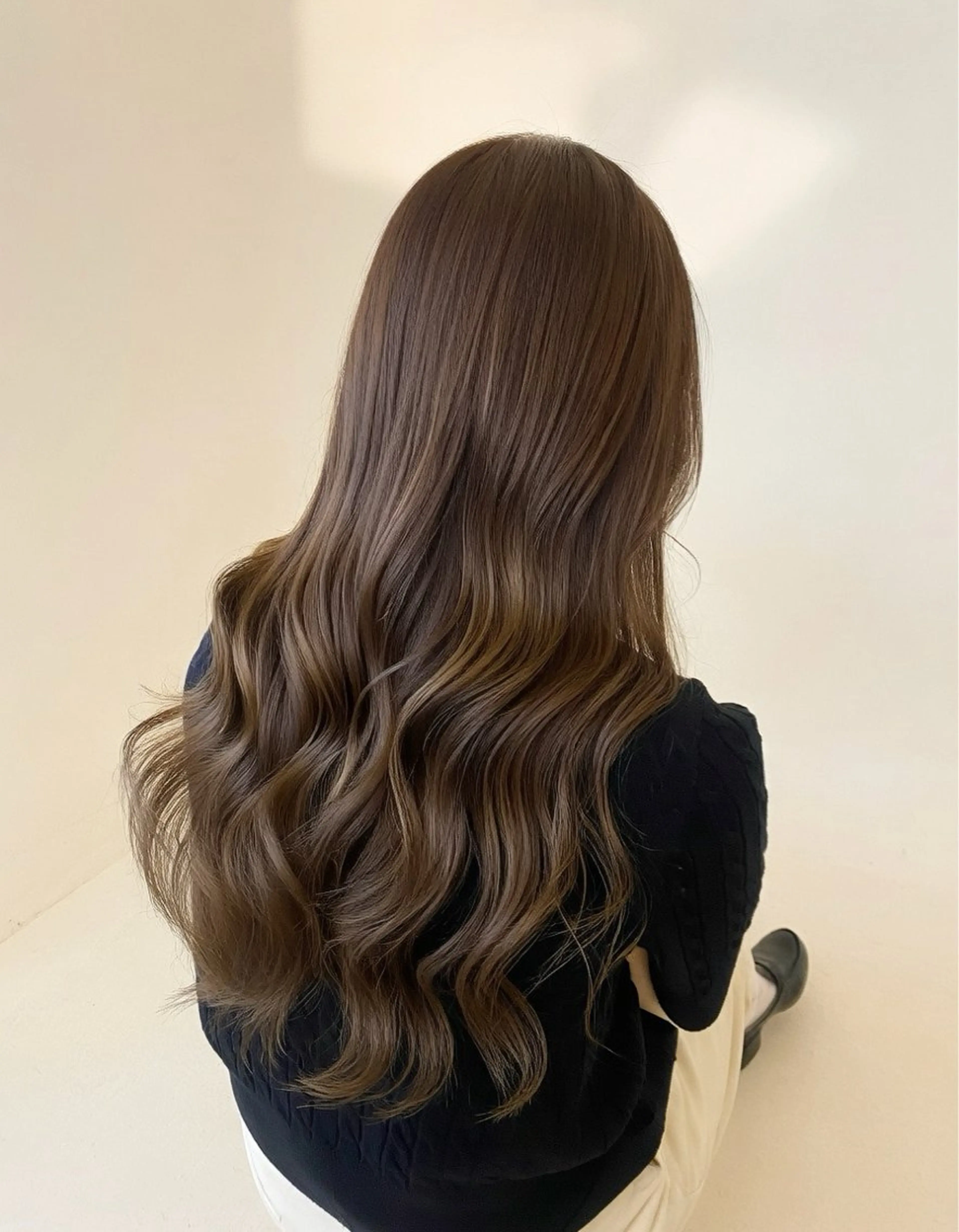 ロング カラー カット ヘアカラー トリートメント 透明感カラー/ 小顔カット/ミヅキのヘアスタイル