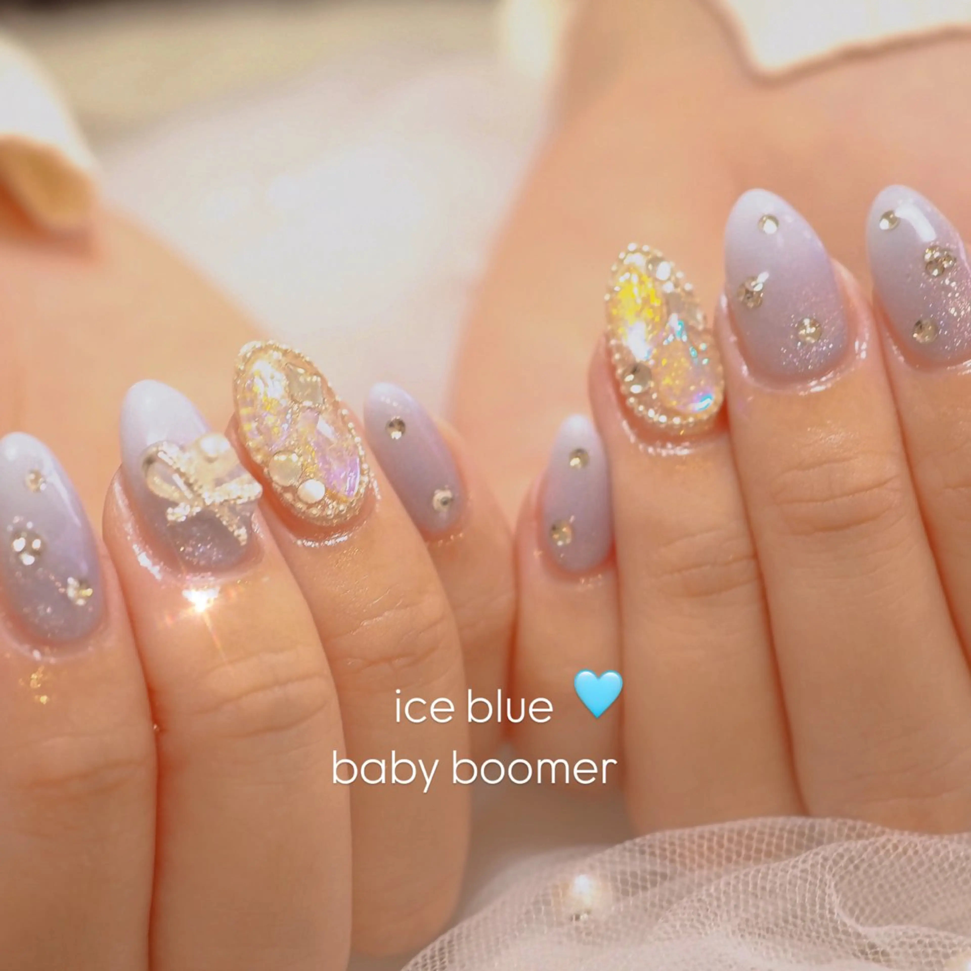 ネイル アートネイル 持ち込み 🫧ルミー ネイル博多🫧のネイルデザイン