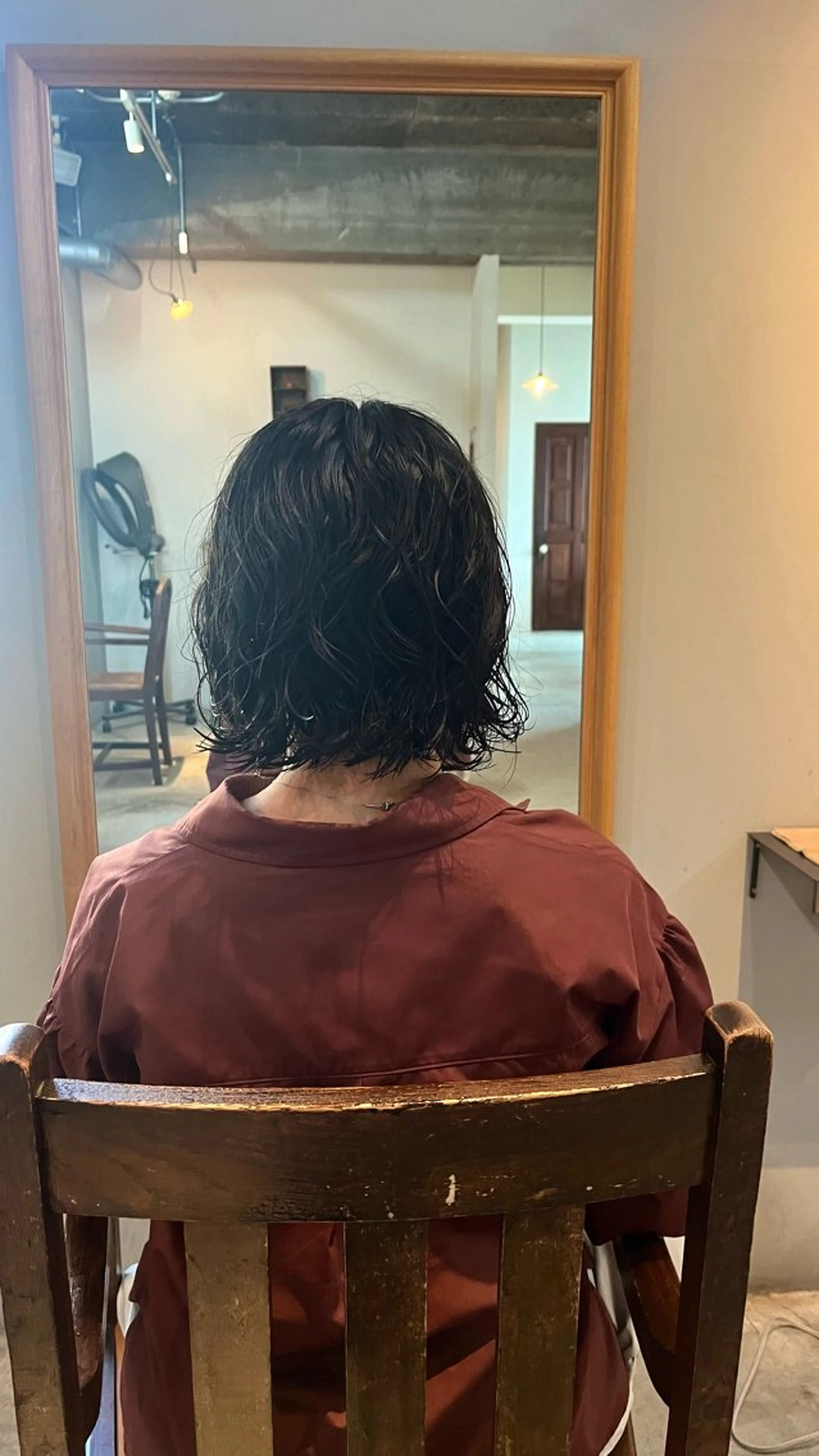 ショート パーマ カット パーマ トリートメント 前川 華恋 / room3のヘアスタイル