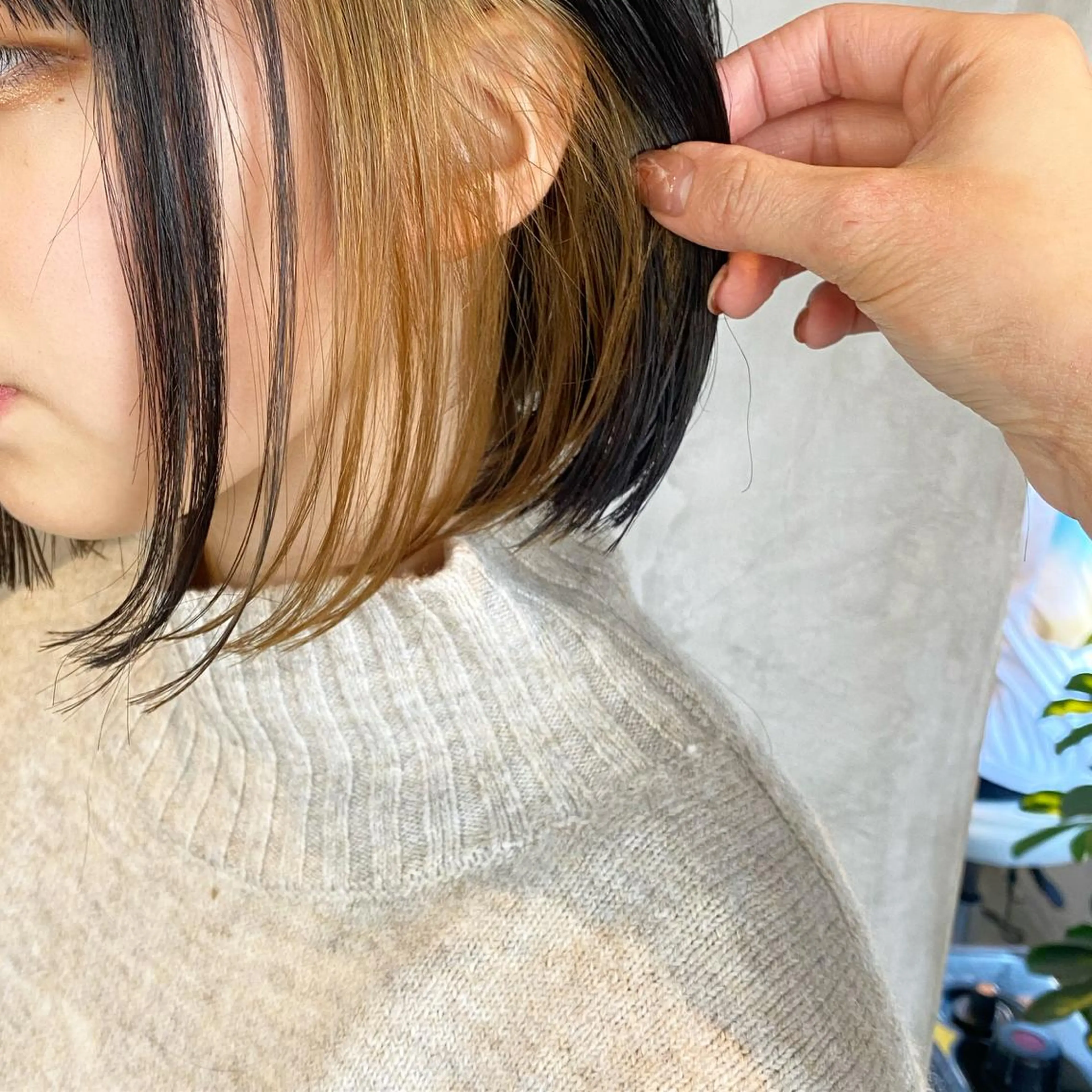 ショート カラー ヘアアレンジ stylist/蛯谷 珠里のヘアスタイル