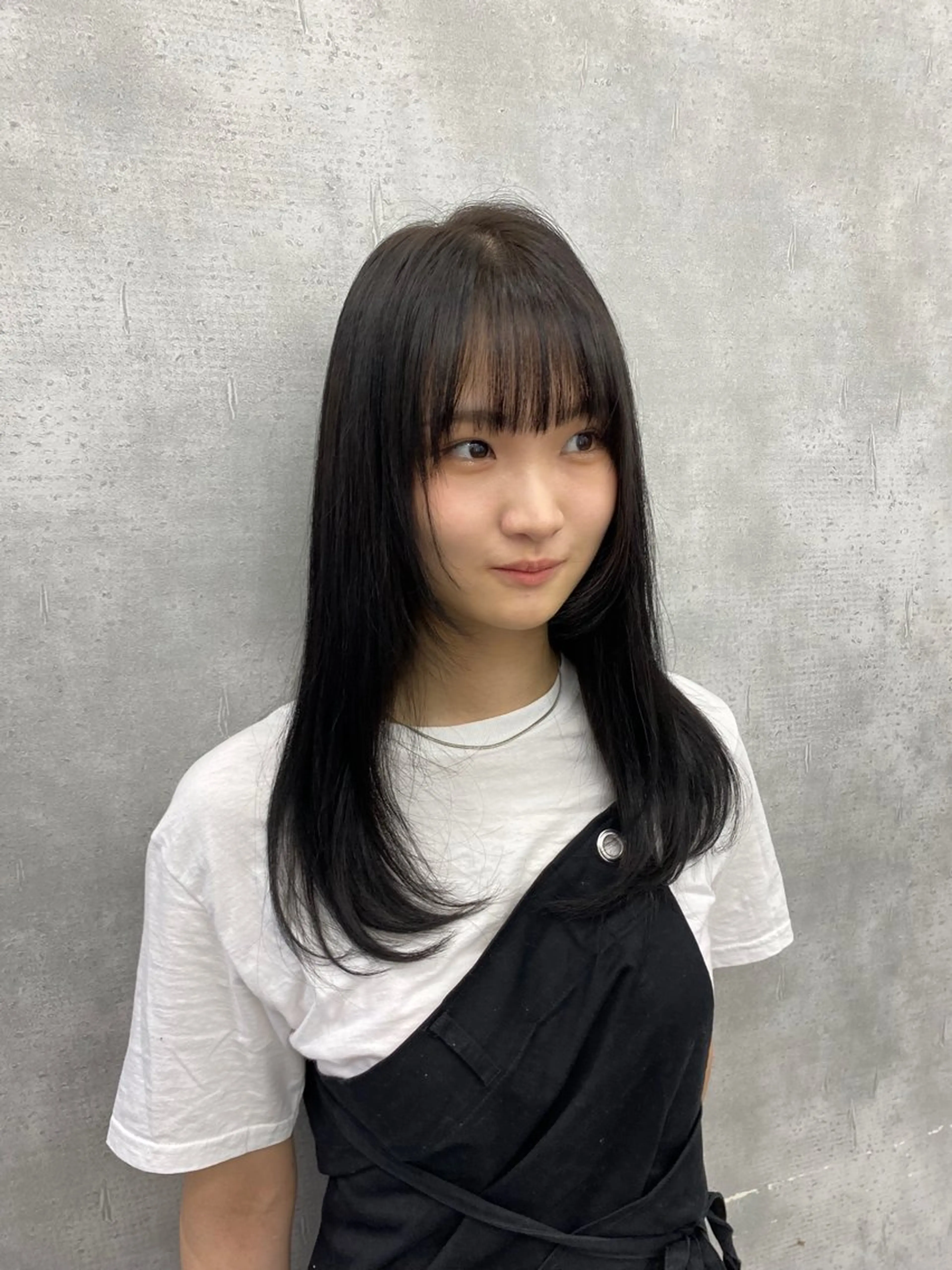 ロング カラー 顔まわりレイヤー 韓国風ヘア レイヤーカット シャギー ウルフカット レイヤー/艶カラー /韓国ヘア/高松のヘアスタイル