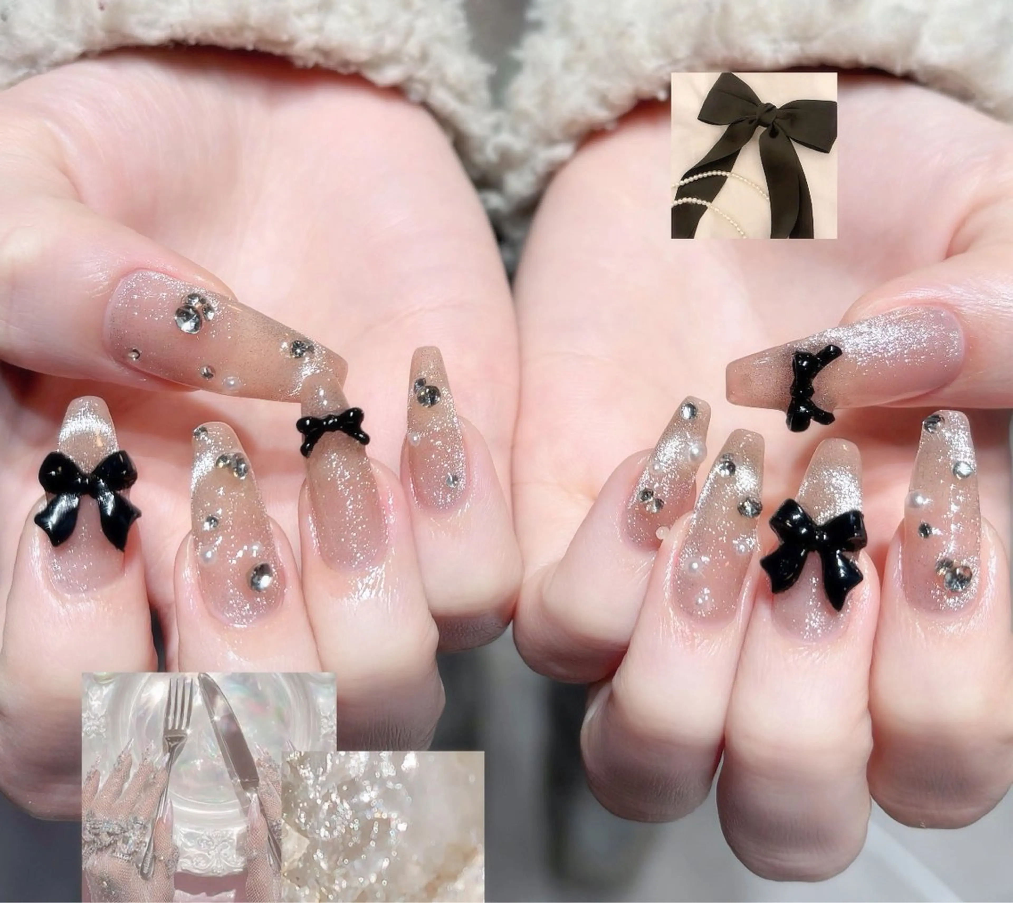 ネイル チークネイル 長さ出し フレンチネイル ガーリー ハート ハンドネイル ハンドケア Sun Nail 池袋のネイルデザイン