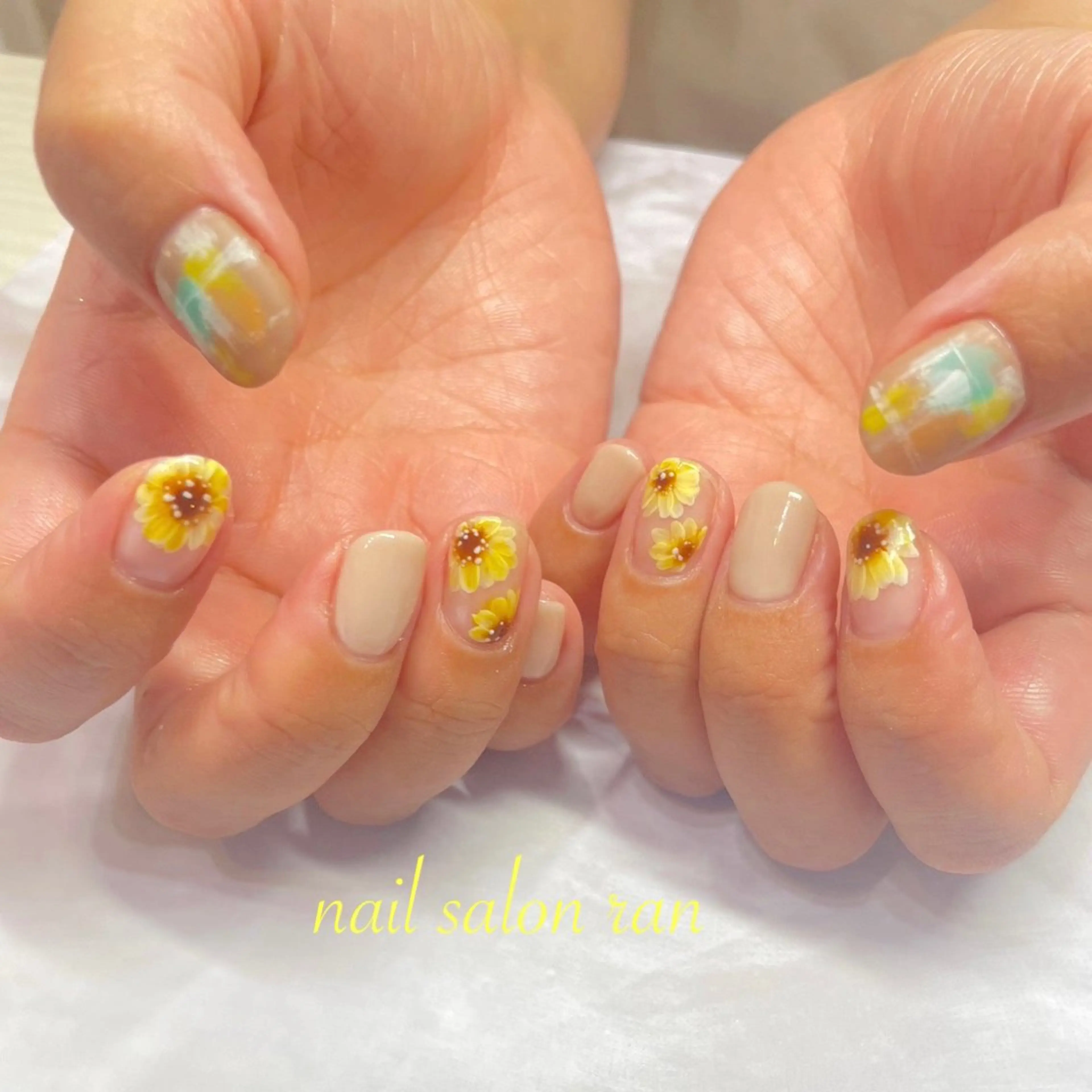 ネイル ハンドネイル ハンドケア nailsalon ranのネイルデザイン