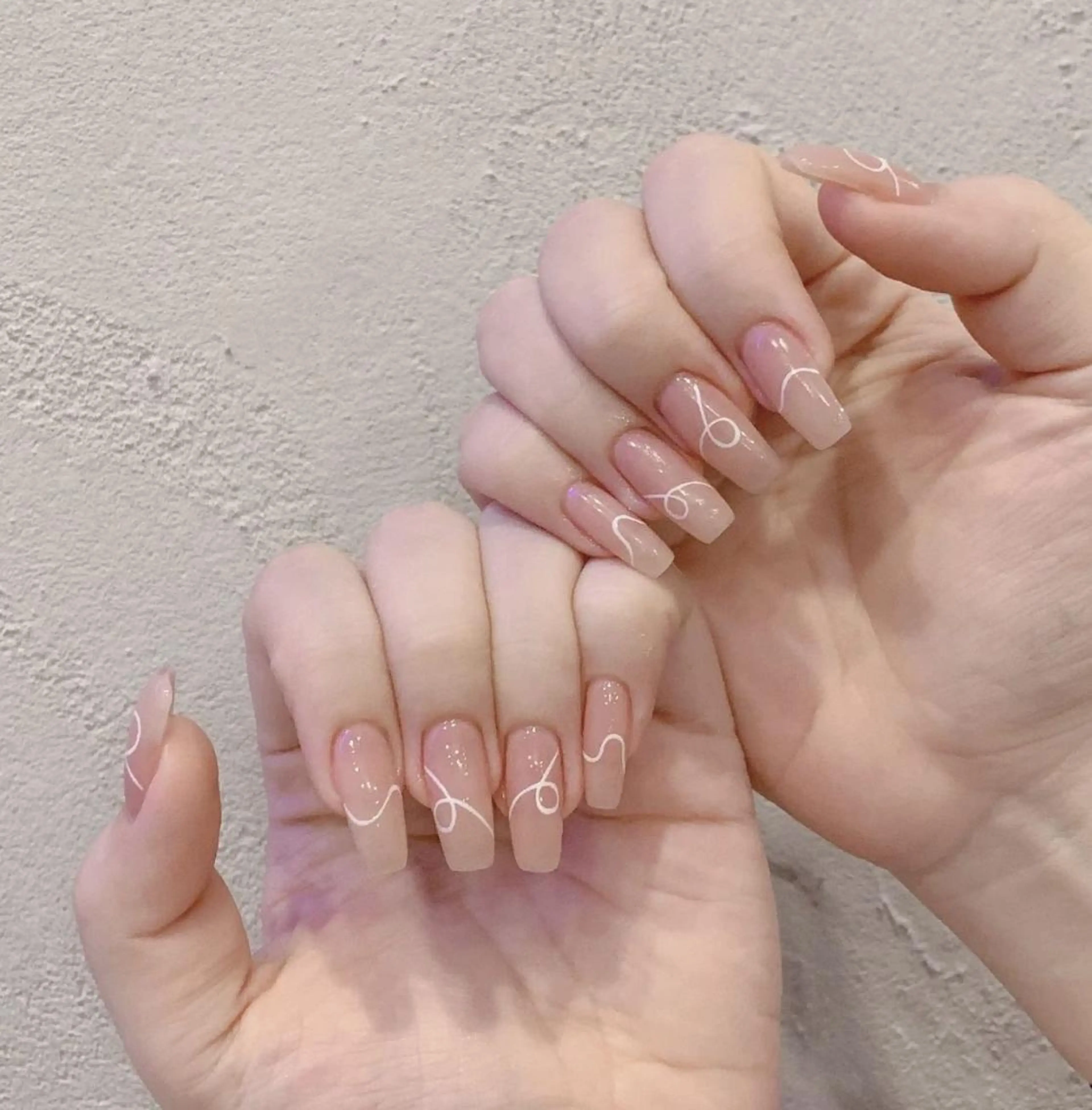 ネイル アートネイル 長さ出し ネイルチップ Queen's ゆなのネイルデザイン