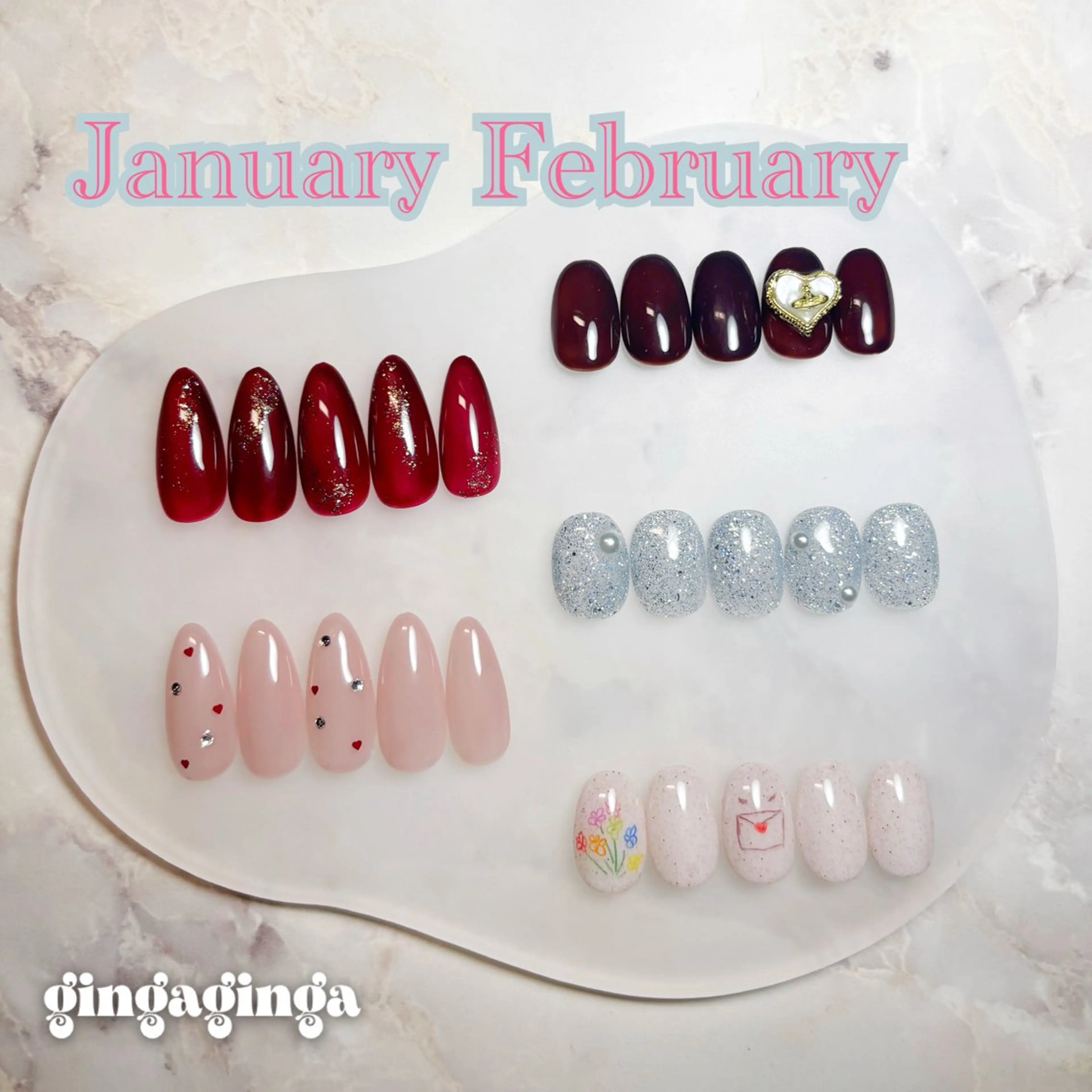 ショート ハンドネイル watanabe miyuuのネイルデザイン