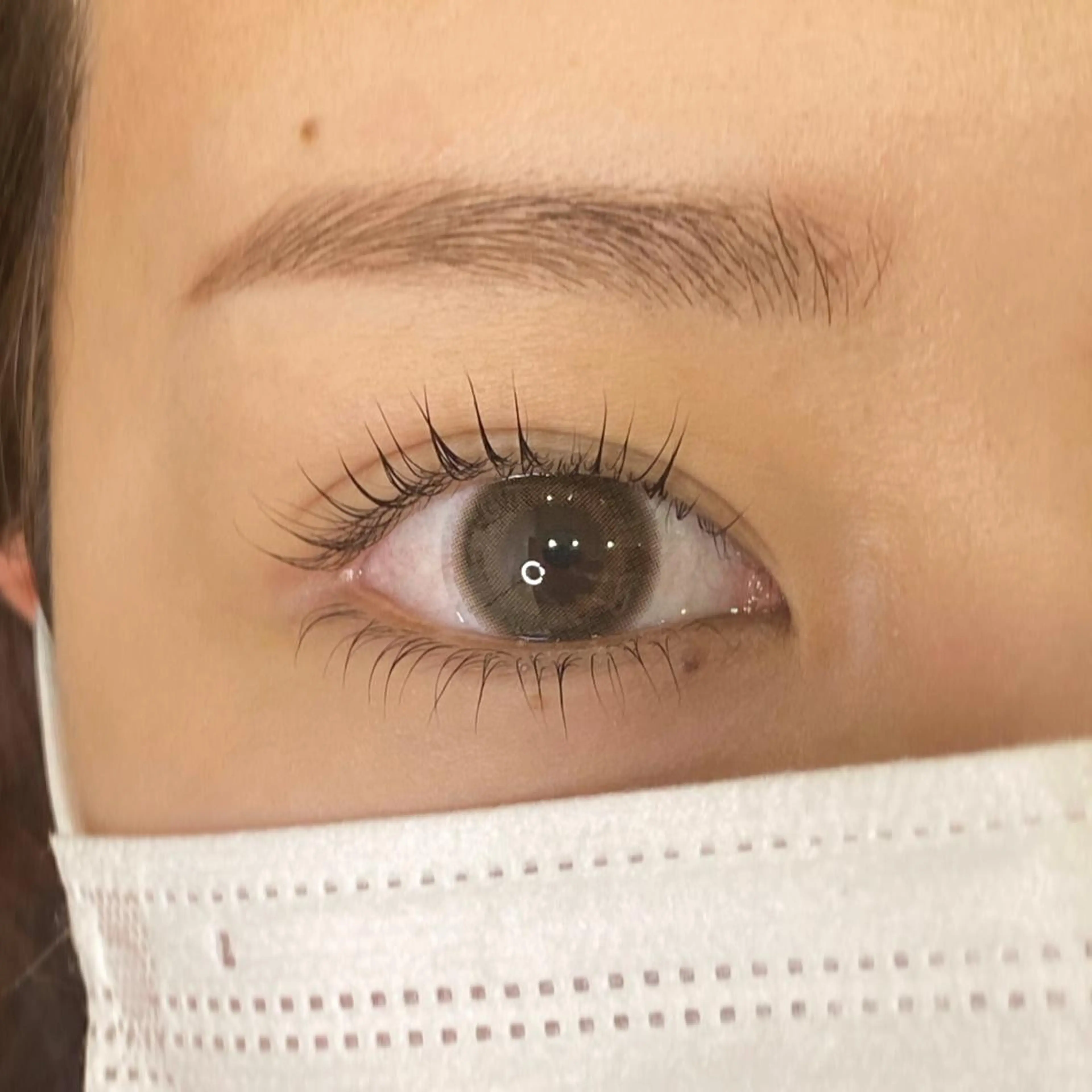 眉毛スタイリングの写真