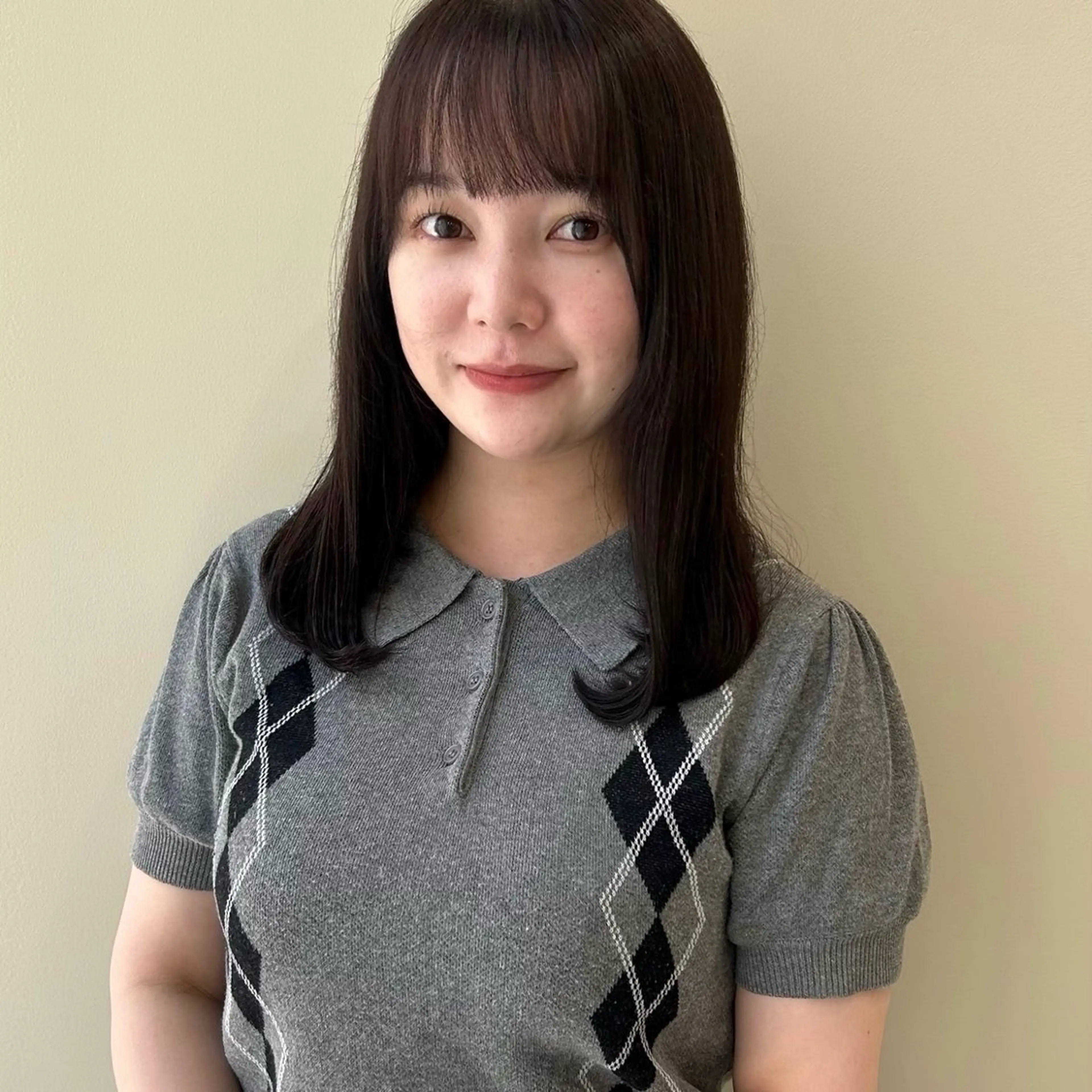 ミディアム カラー カット ヘアカラー トリートメント hana/艶髪 /透明感カラー🪞のヘアスタイル