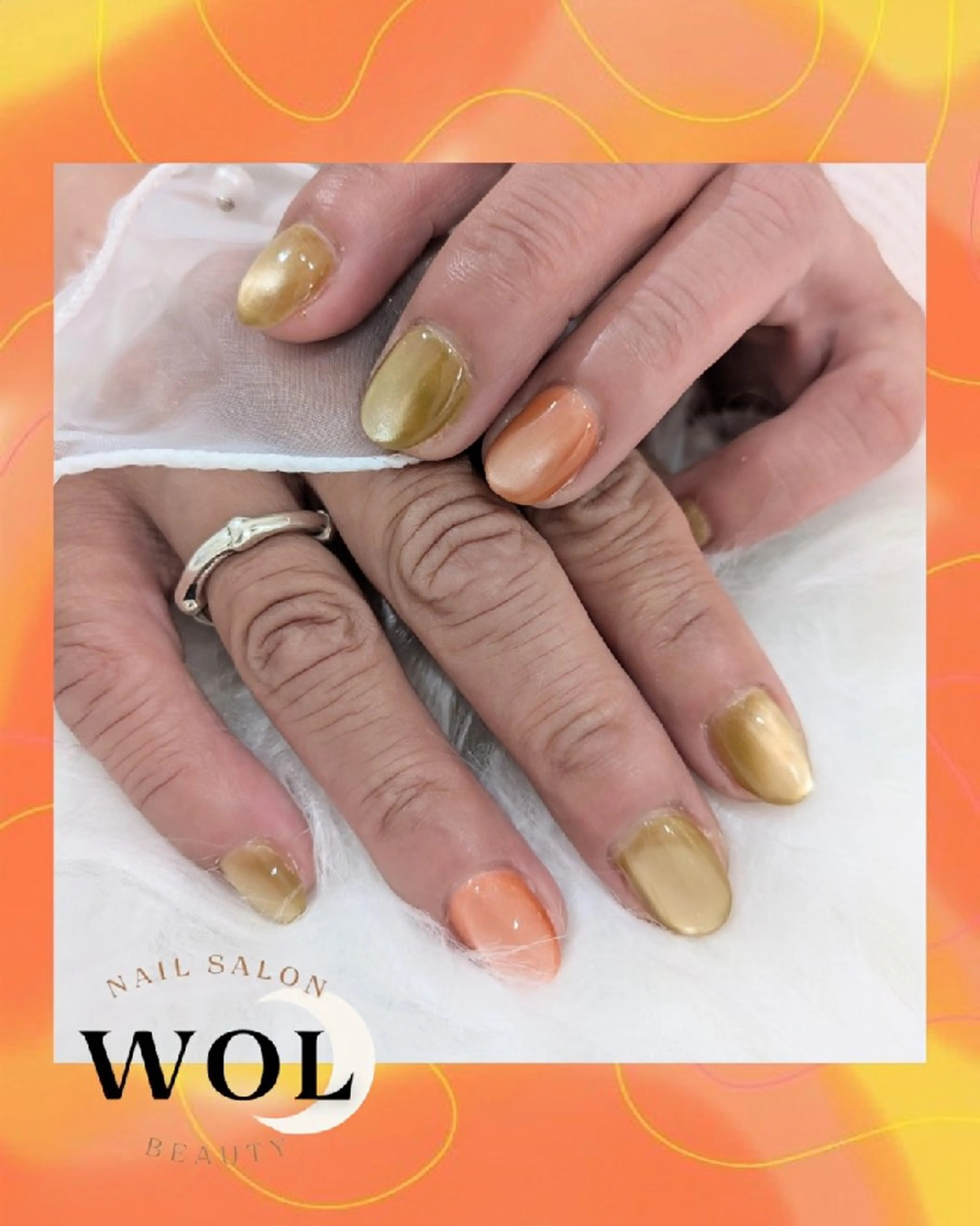 ネイル ハンドネイル nailsalon🌙WOL所属・WOL🌙 momokoのネイルデザイン