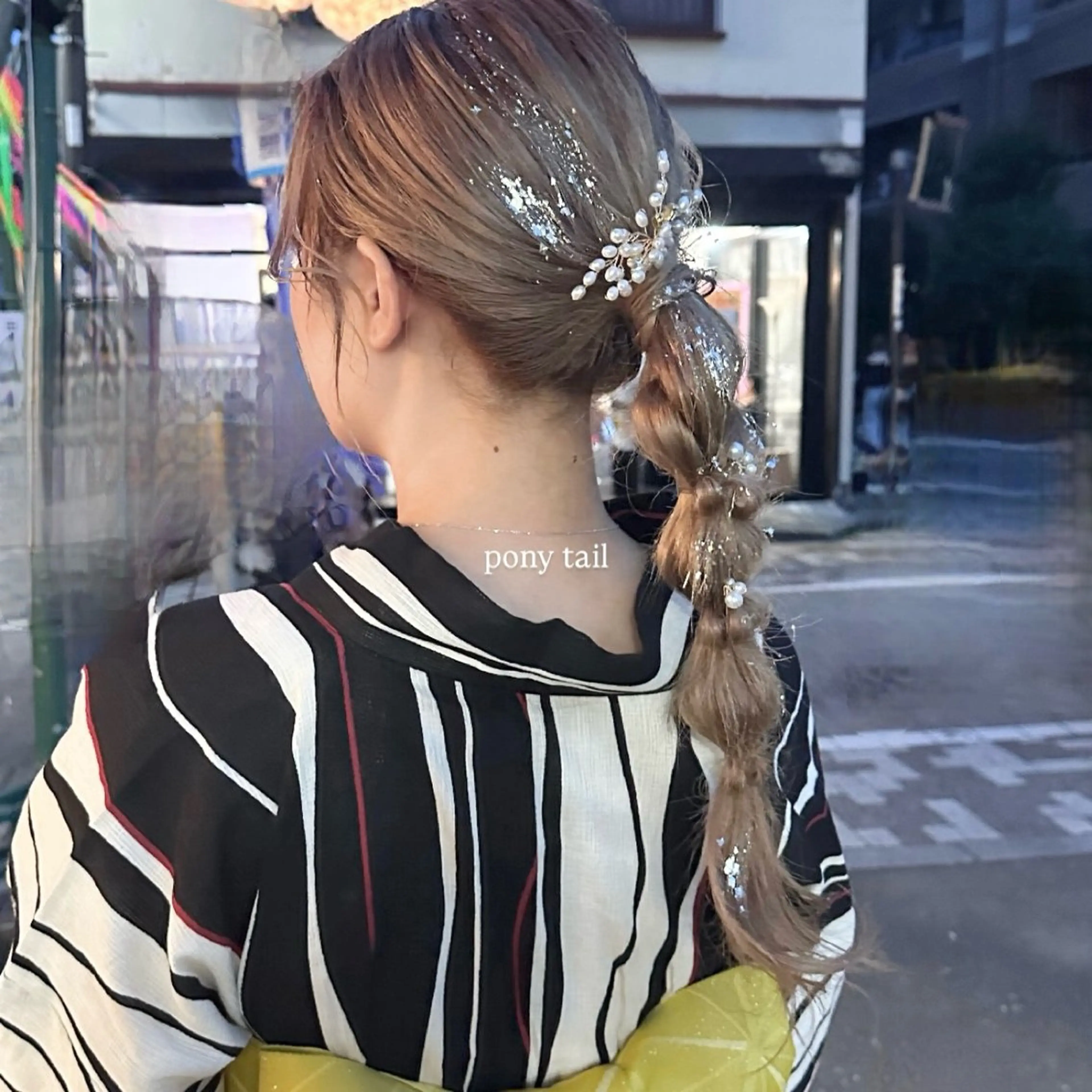 ロング カラー ヘアアレンジ ヘアセット makoto / 韓国風ヘア🎀🪄︎のヘアスタイル