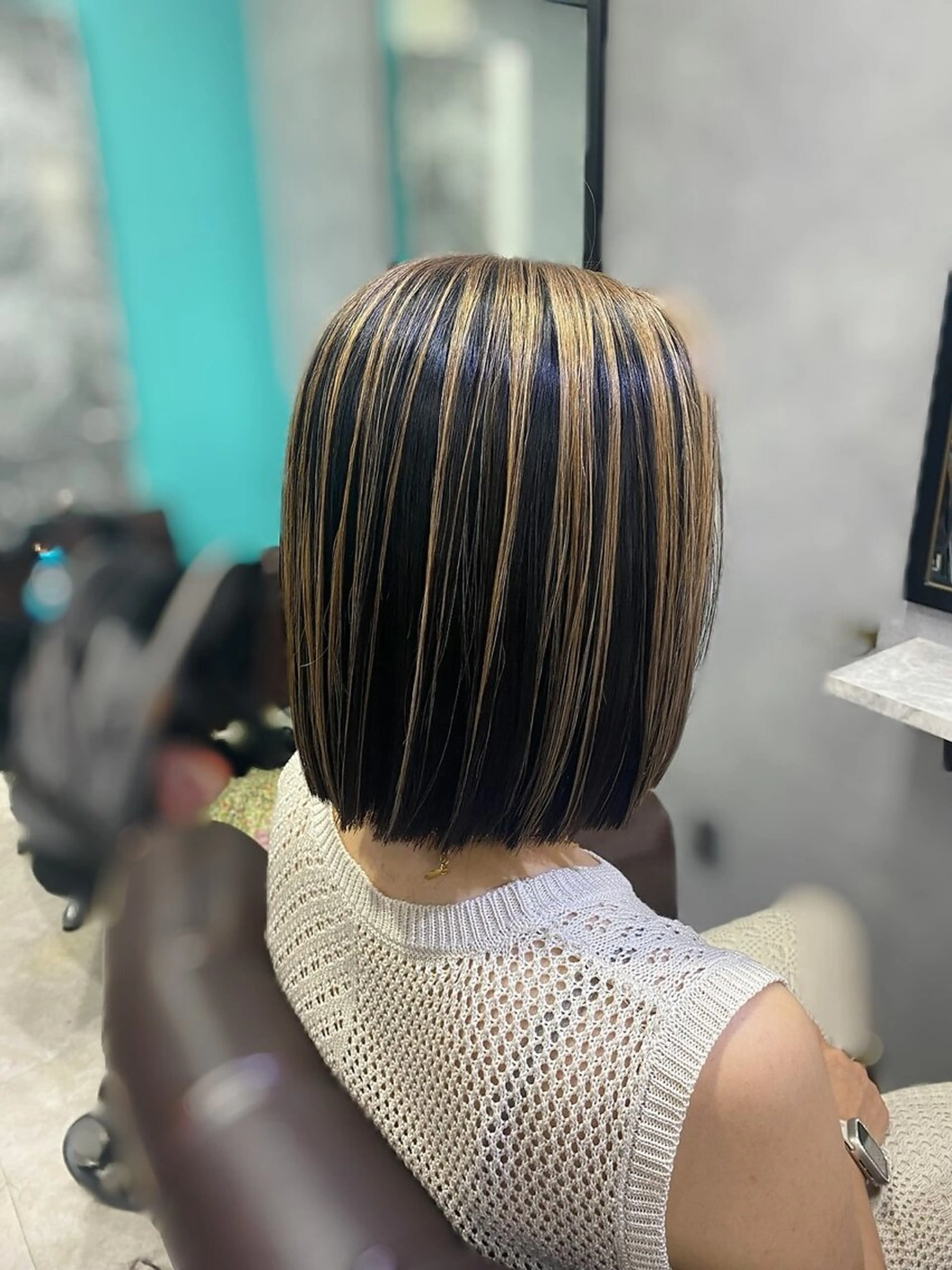 ミディアム カラー ヘアカラー トリートメント 池袋/カラー特化🎨 ロング料金なし🩵のヘアスタイル