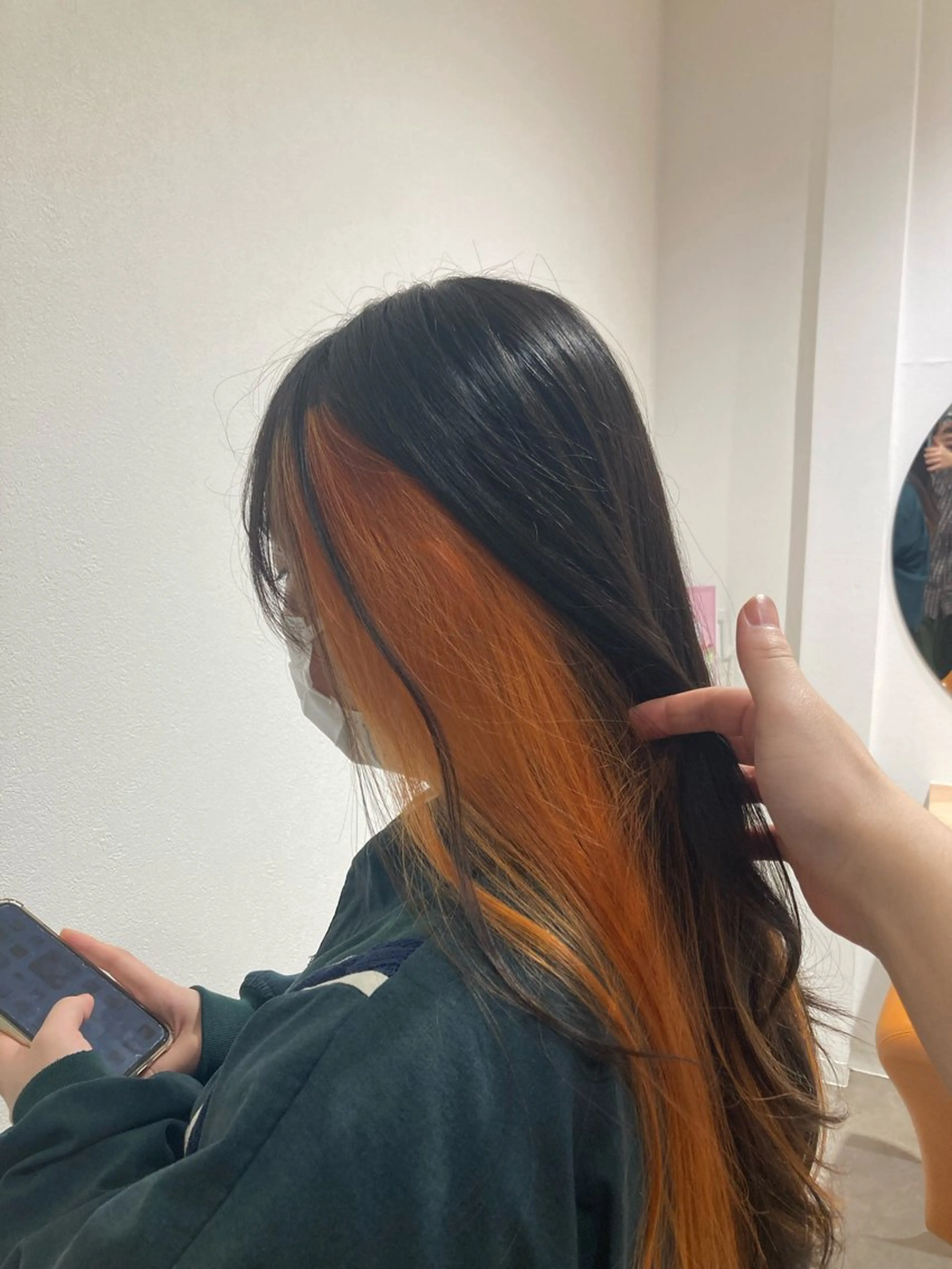 ロング カラー オレンジ Re : Shinmaのヘアスタイル