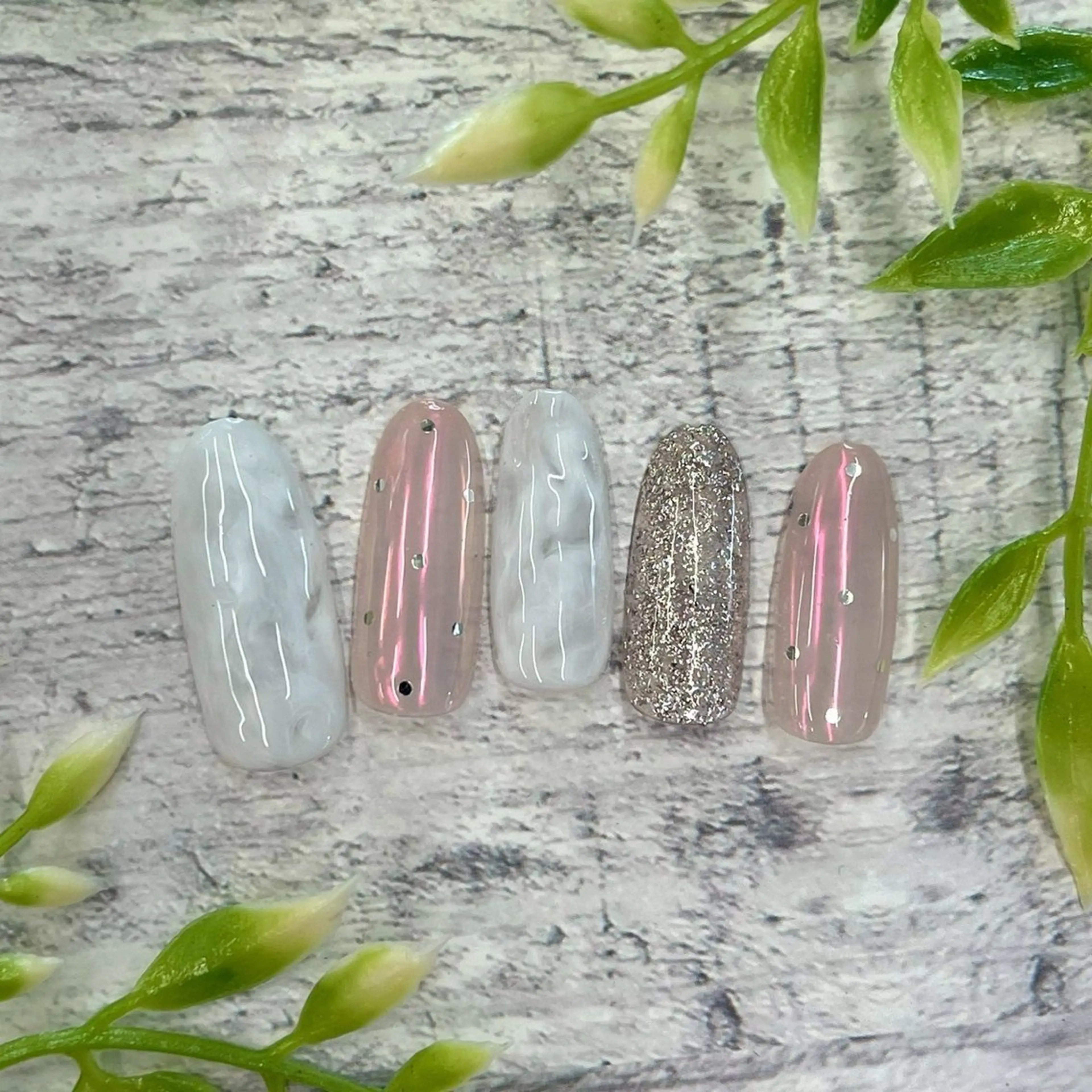 ネイル ⭐︎休業中の練習⭐︎ JNA認定講師髙橋のネイルデザイン