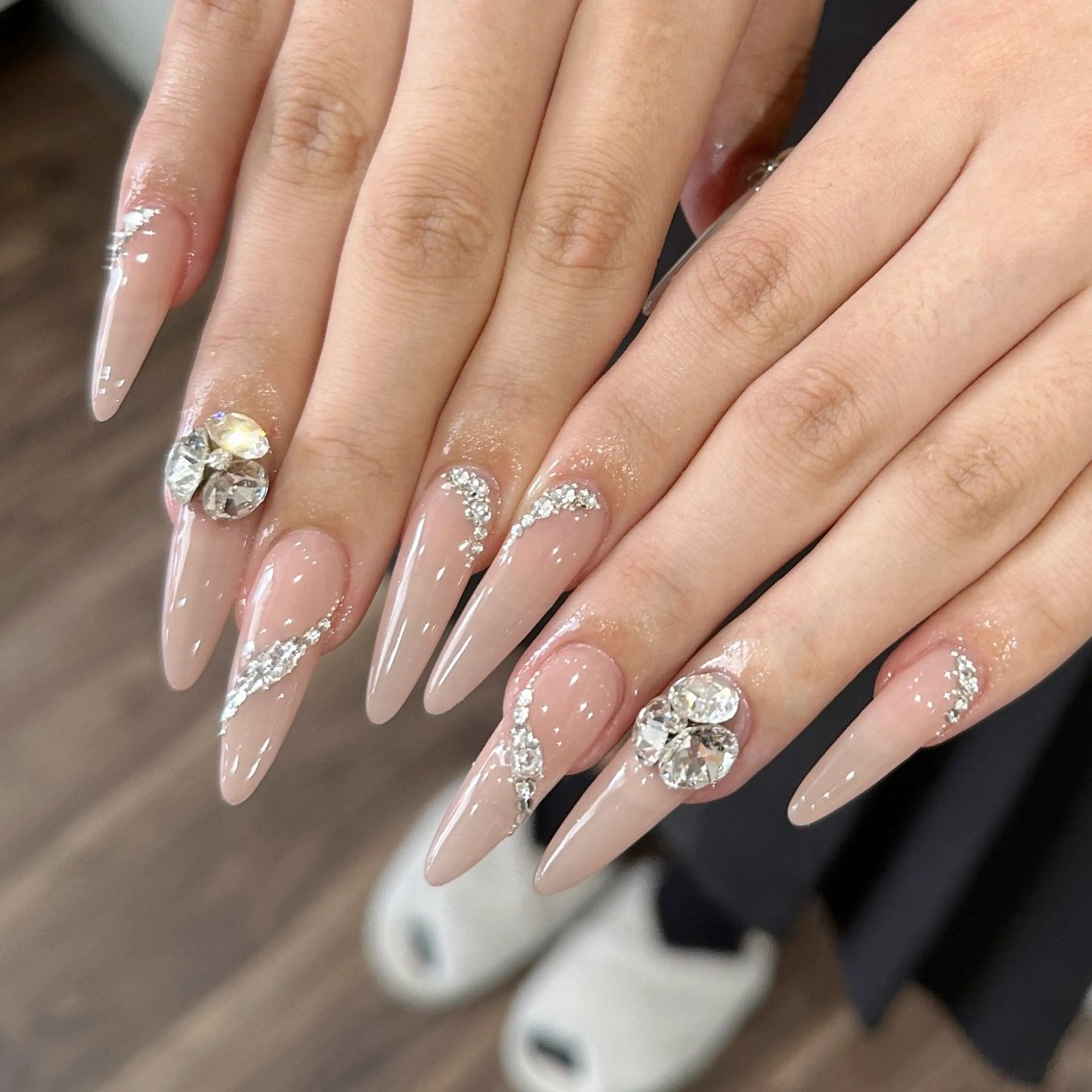 ネイル 長さ出し Twin Eight ネイル&まつ毛和泉市のマツエク・マツパデザイン