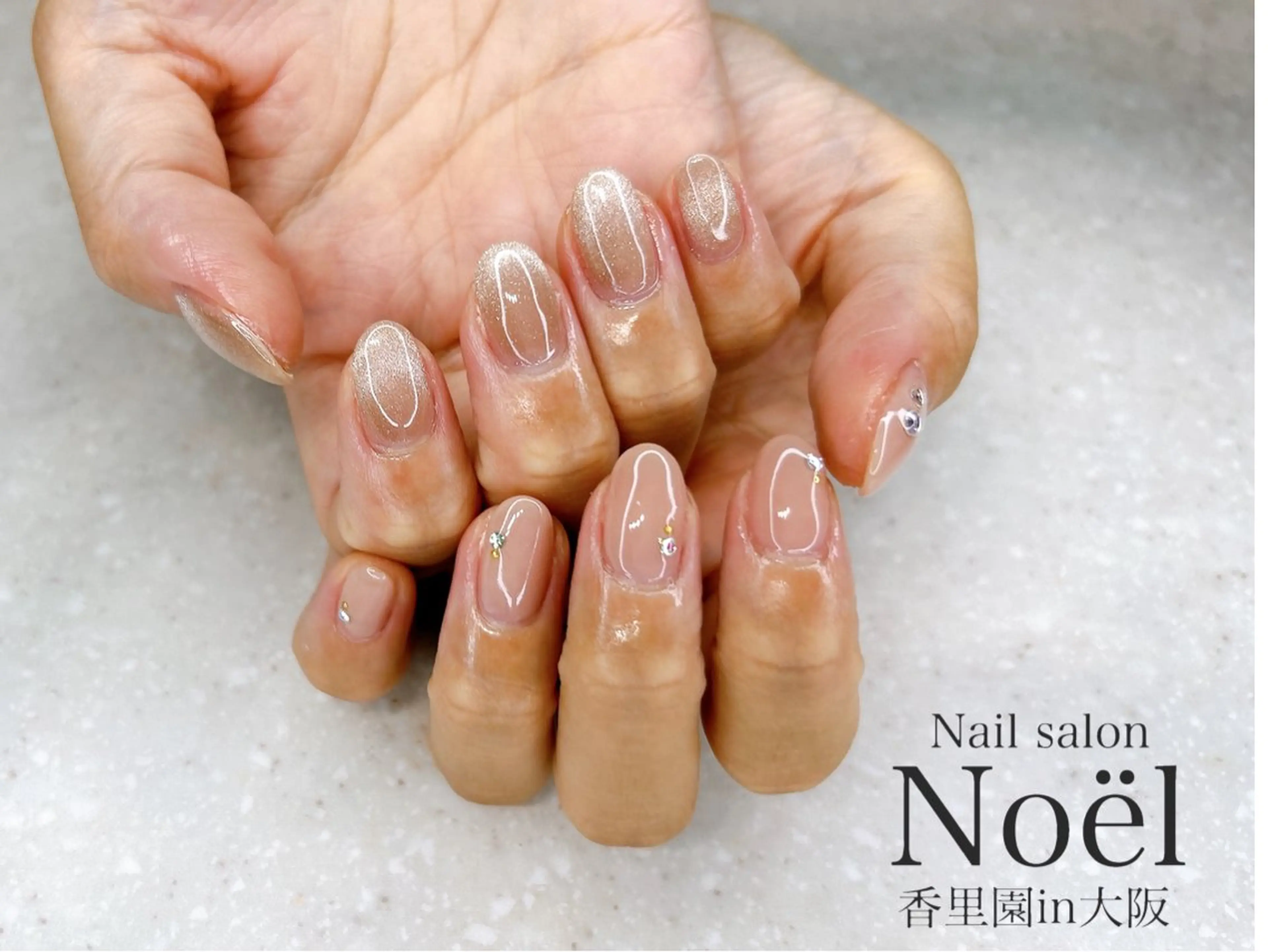 ネイル ハンドネイル Nailsalon  &Noel所属・もも 🍑のネイルデザイン