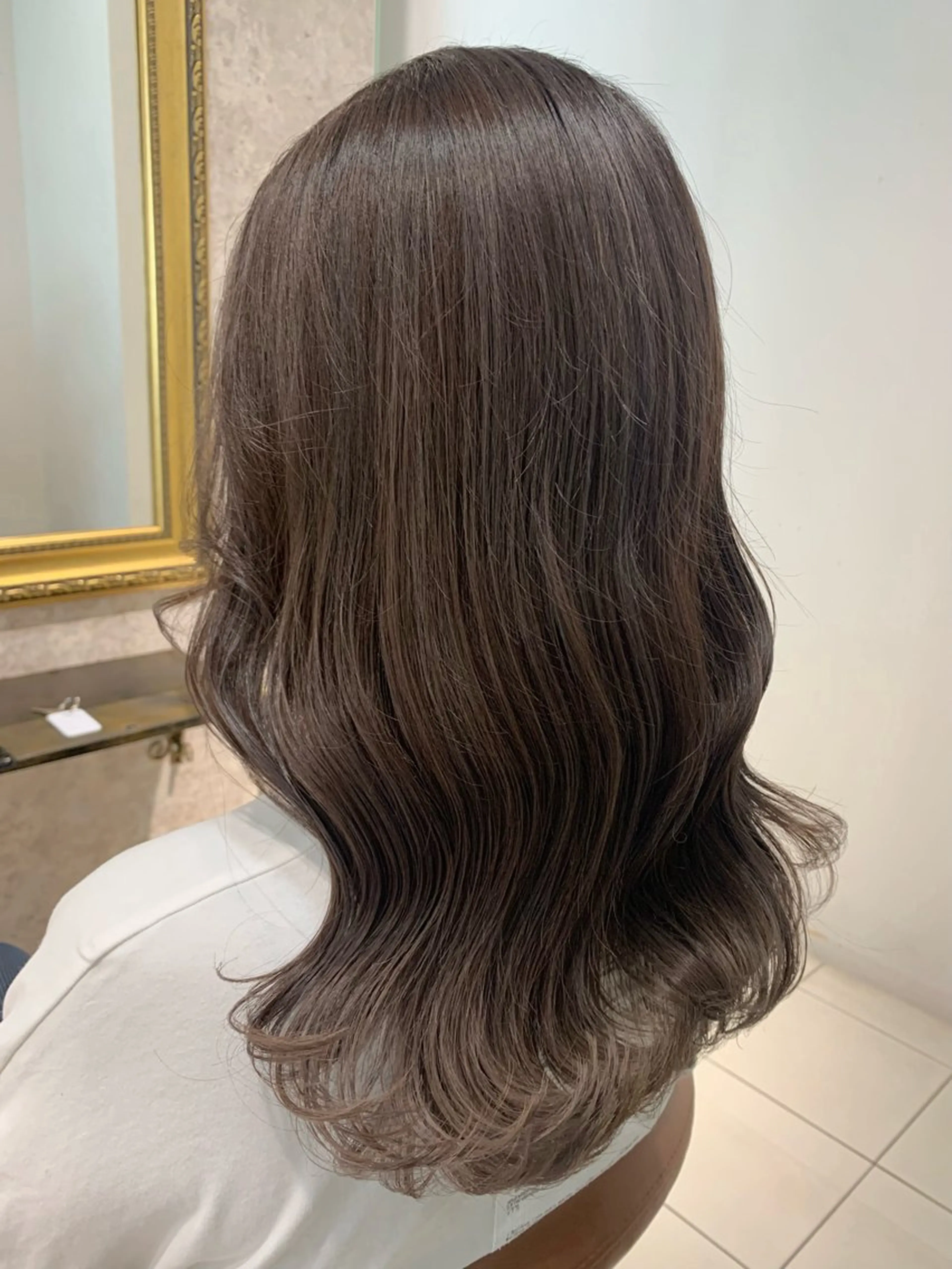 ミディアム カット ヘアカラー トリートメント CHELSEA神戸所属・MORISAKI ✂︎縮毛矯正のヘアスタイル