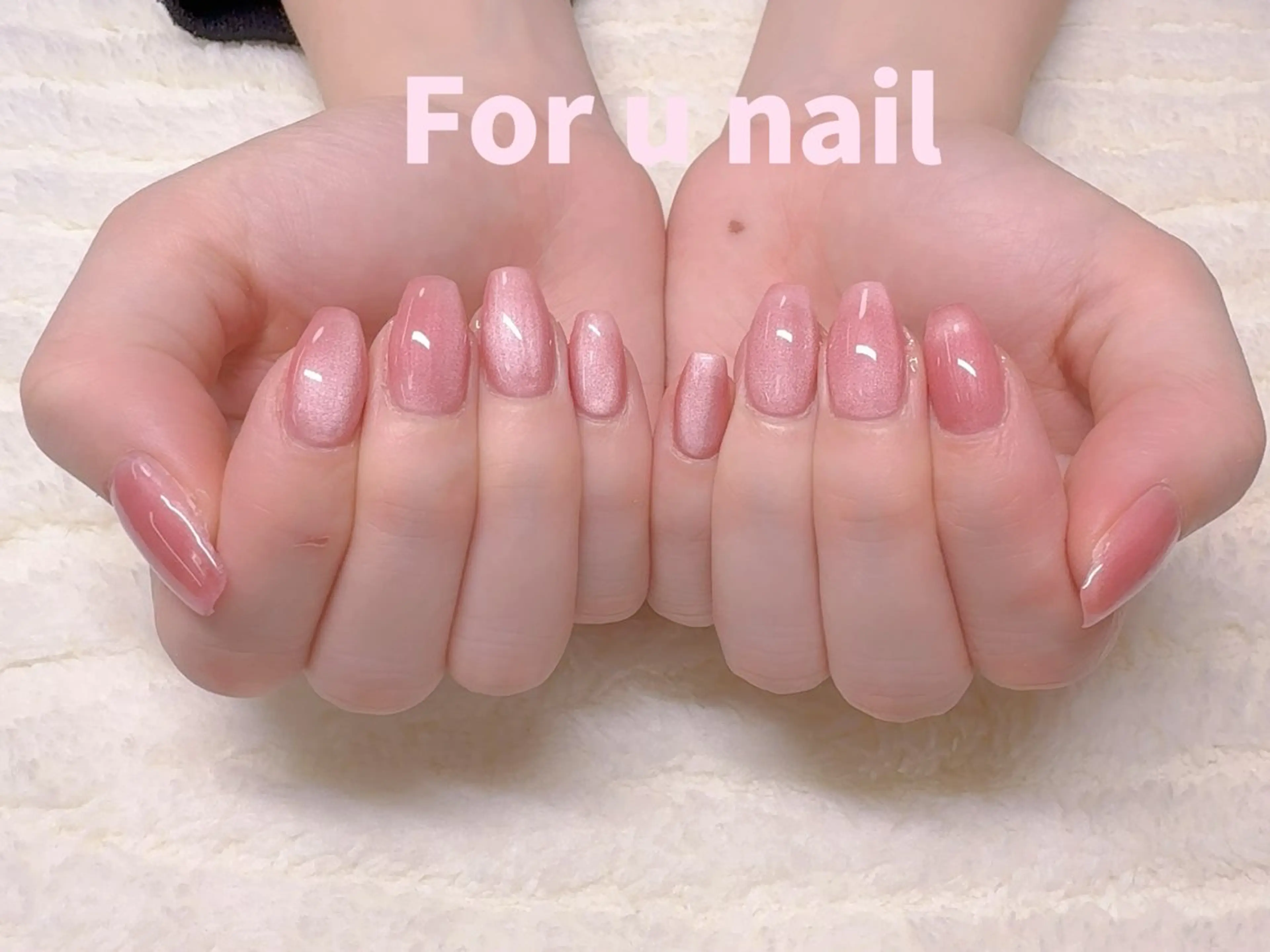 ネイル 成人式 韓国ネイル オフィスネイル ハンドネイル cat‘s nail🐈‍⬛のネイルデザイン