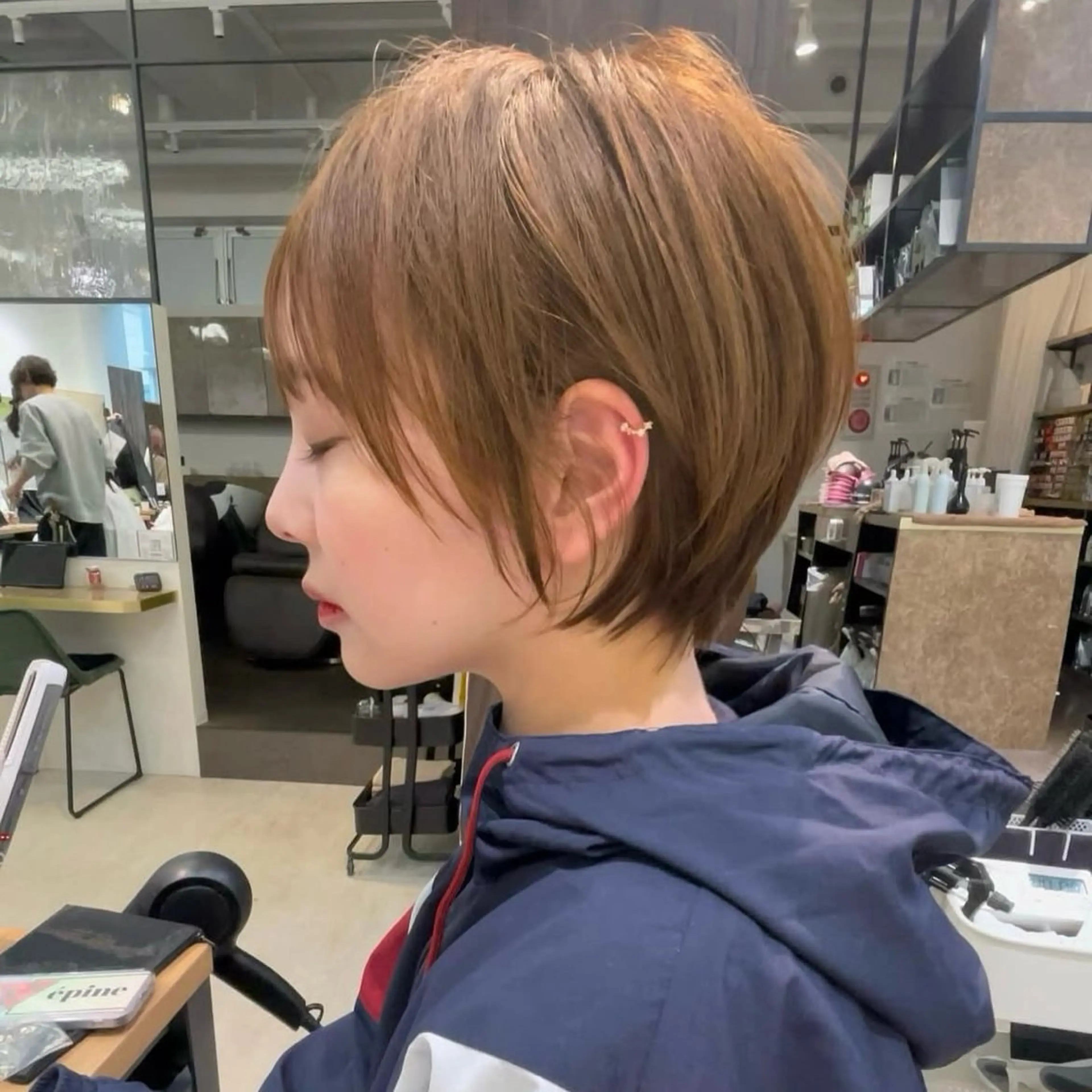 ショート カラー カット トリートメント ヘアセット ショート指名多数/ 大阪/堀江/なかじーのヘアスタイル