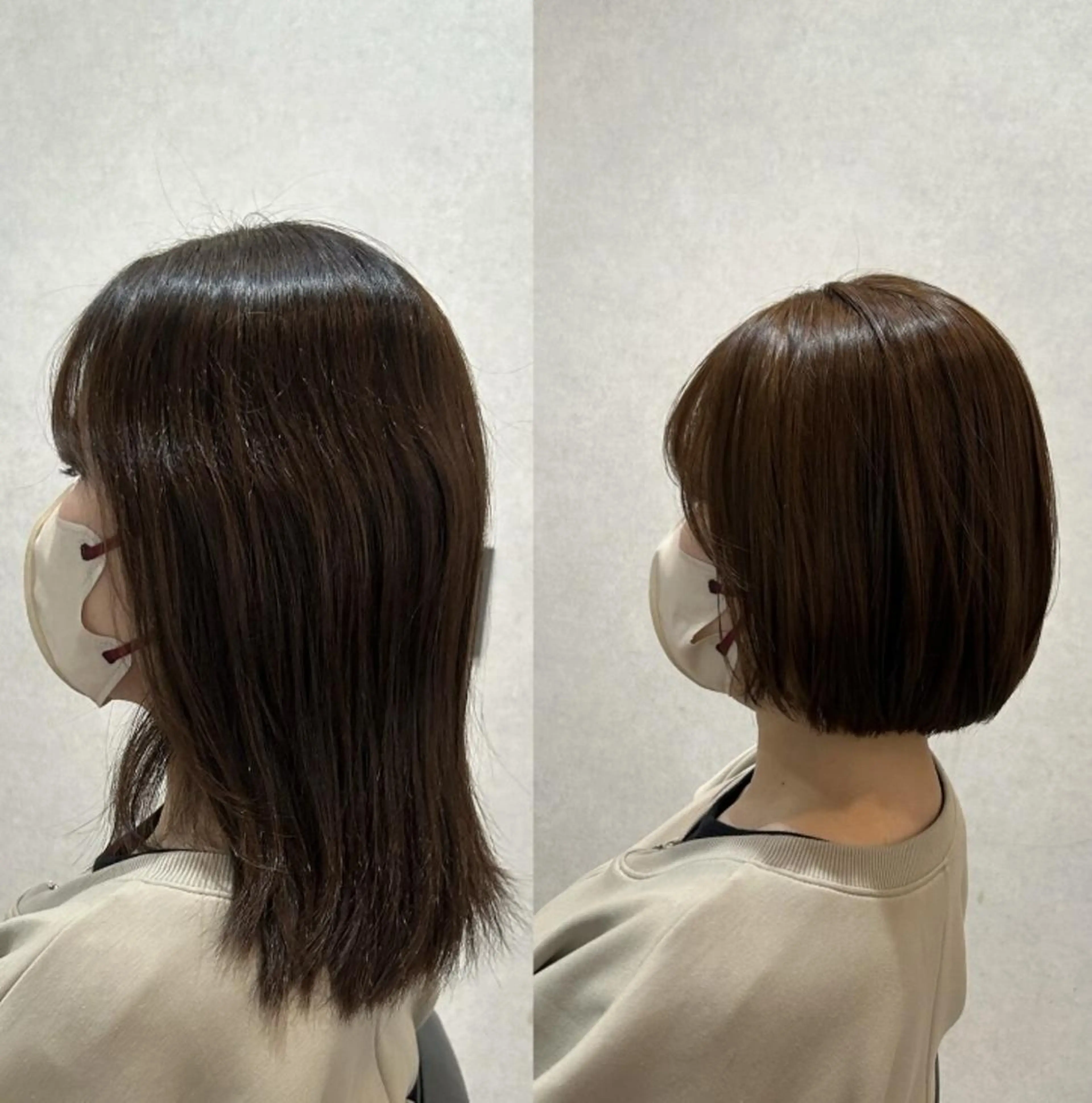 ミディアム 柔らかい縮毛矯正/ ボブ/北林のヘアスタイル