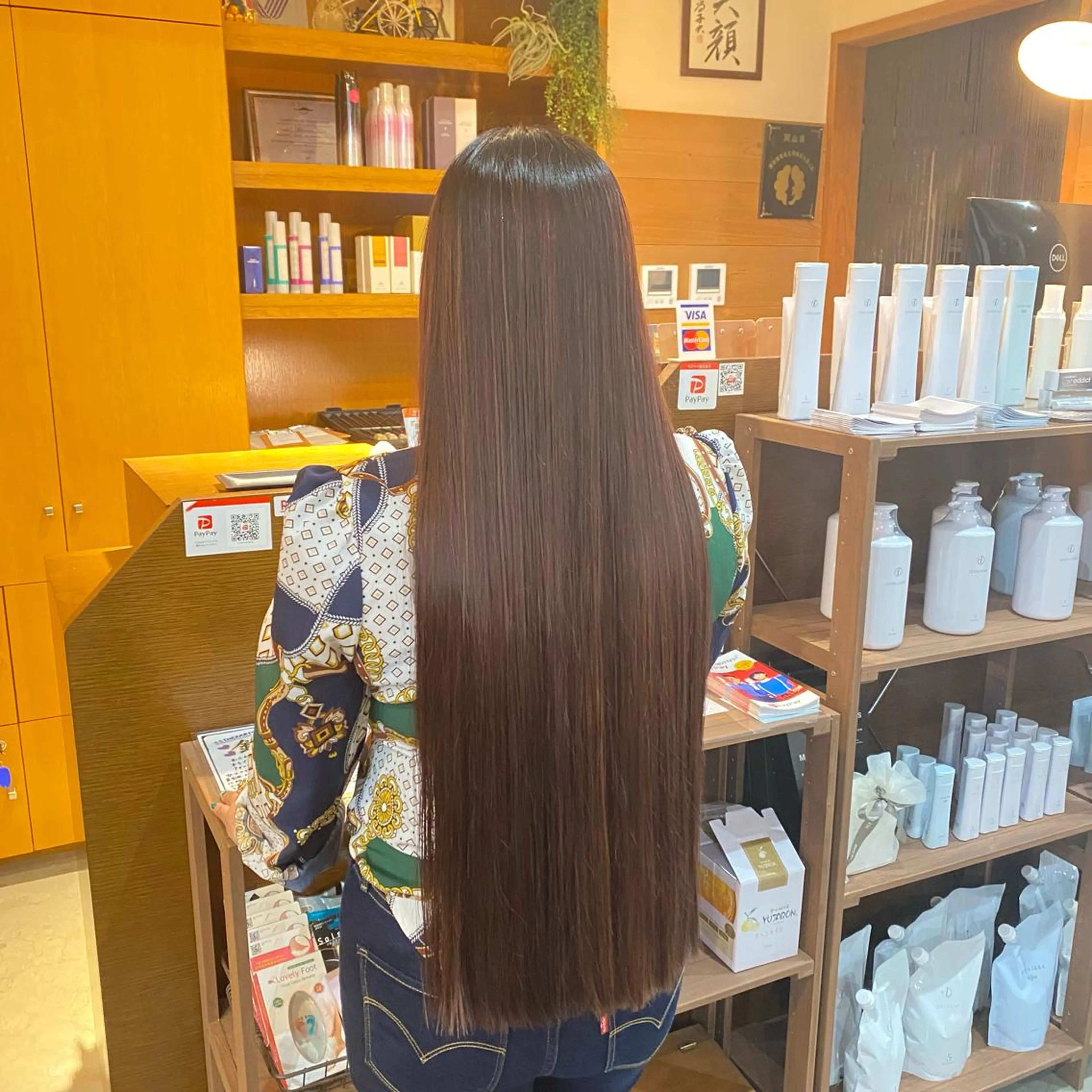 ロング カラー パーマ カット トリートメント oshare tom (スタイリスト)所属・人気🌻《髪質改善》 平井 綾乃のヘアスタイル