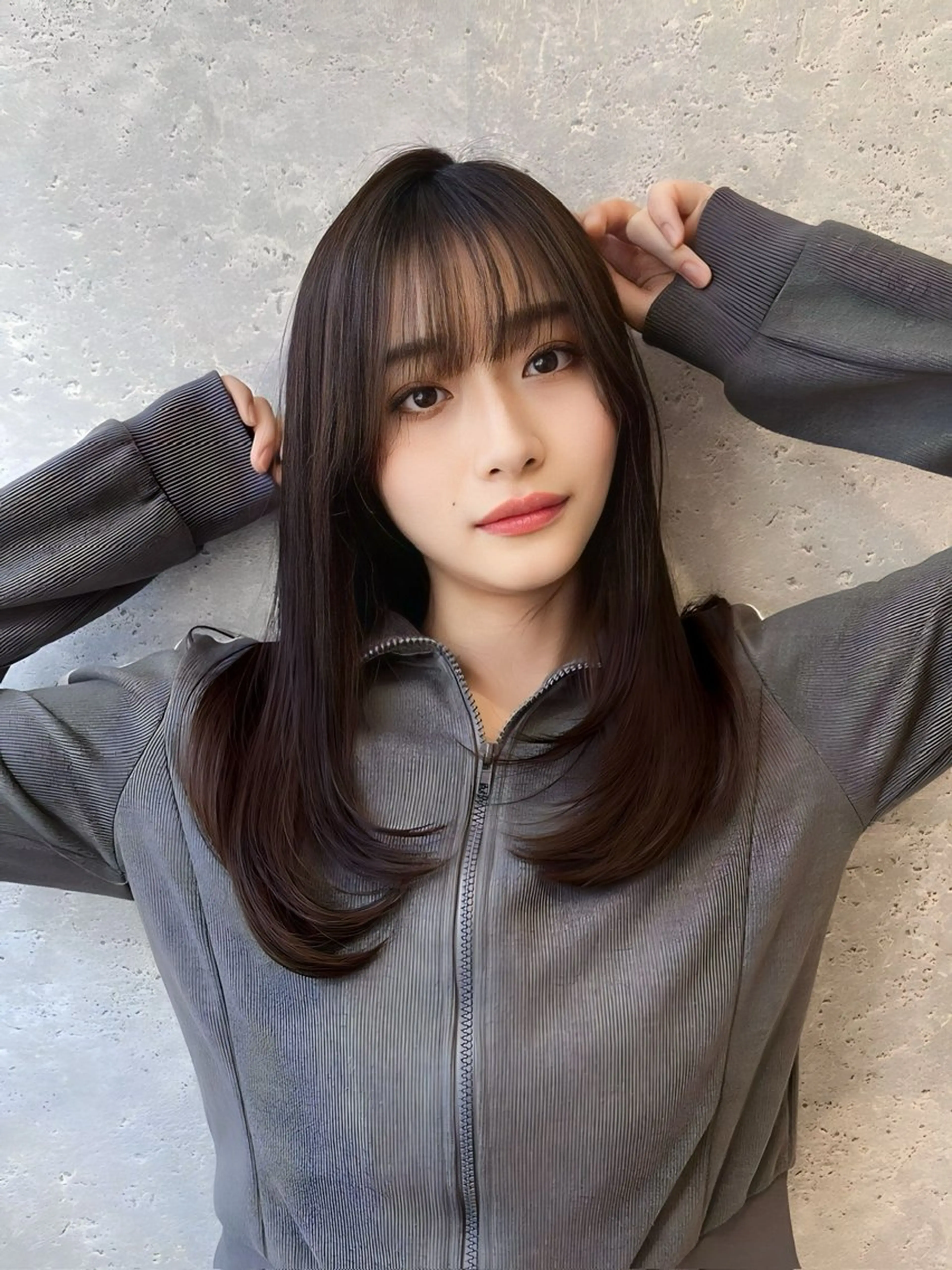 セミロング 映える顔まわり/前髪 特化 💗 ユキマのヘアスタイル