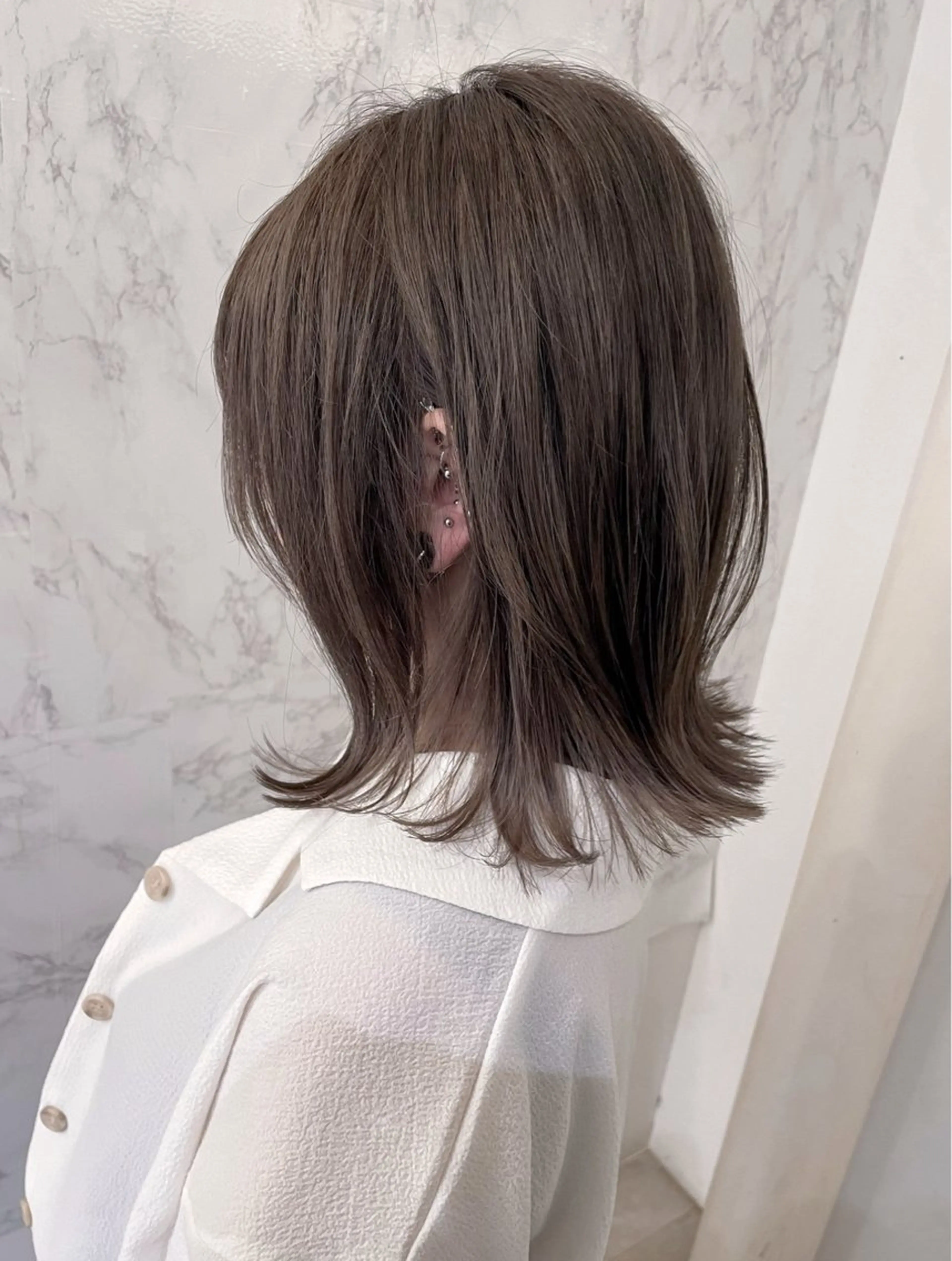 ミディアム 小顔カット/レイヤー 【WiLL】加藤のヘアスタイル