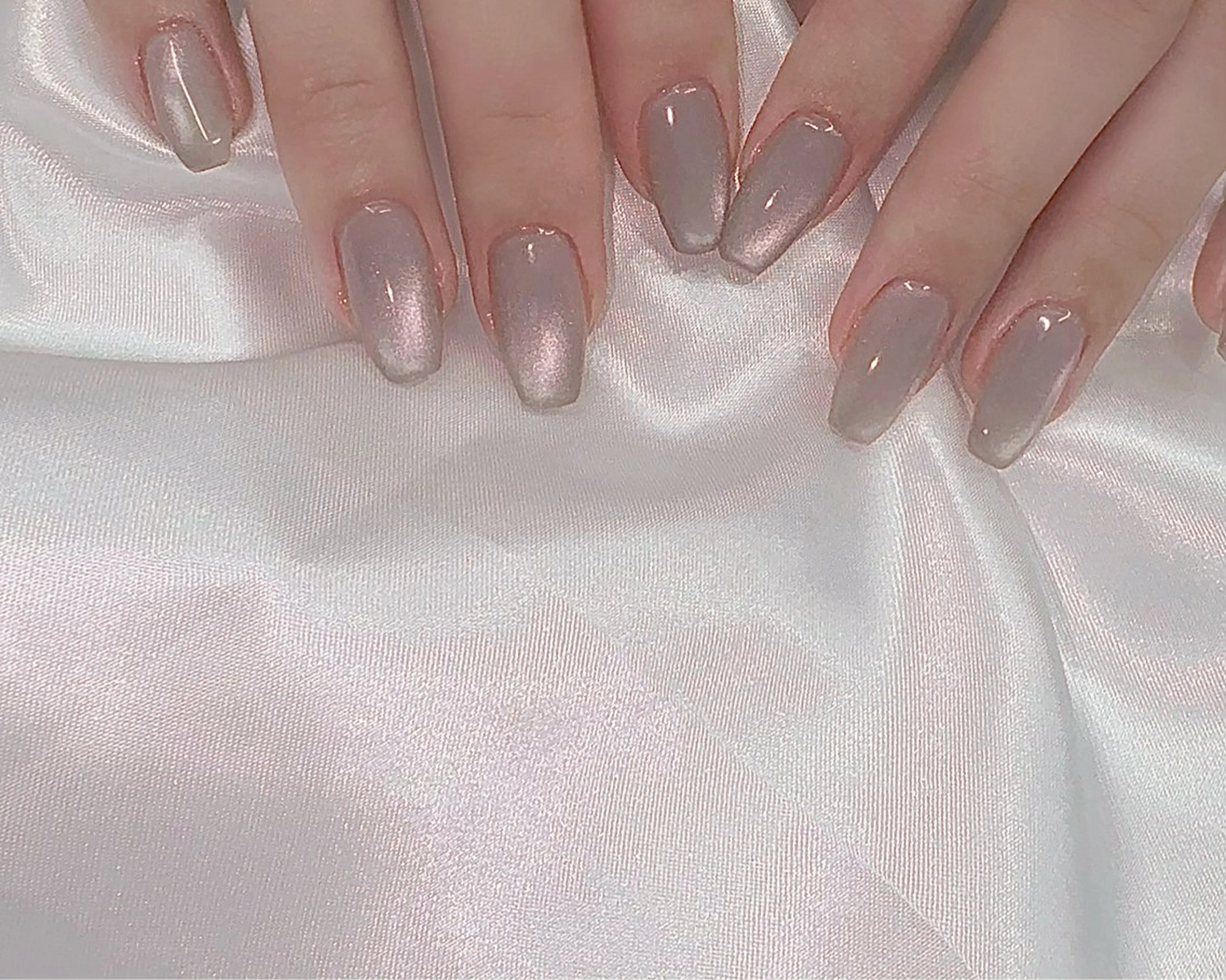 ネイル マグネットネイル マグネットワンカラー ワンカラーネイル nail salon luneのネイルデザイン