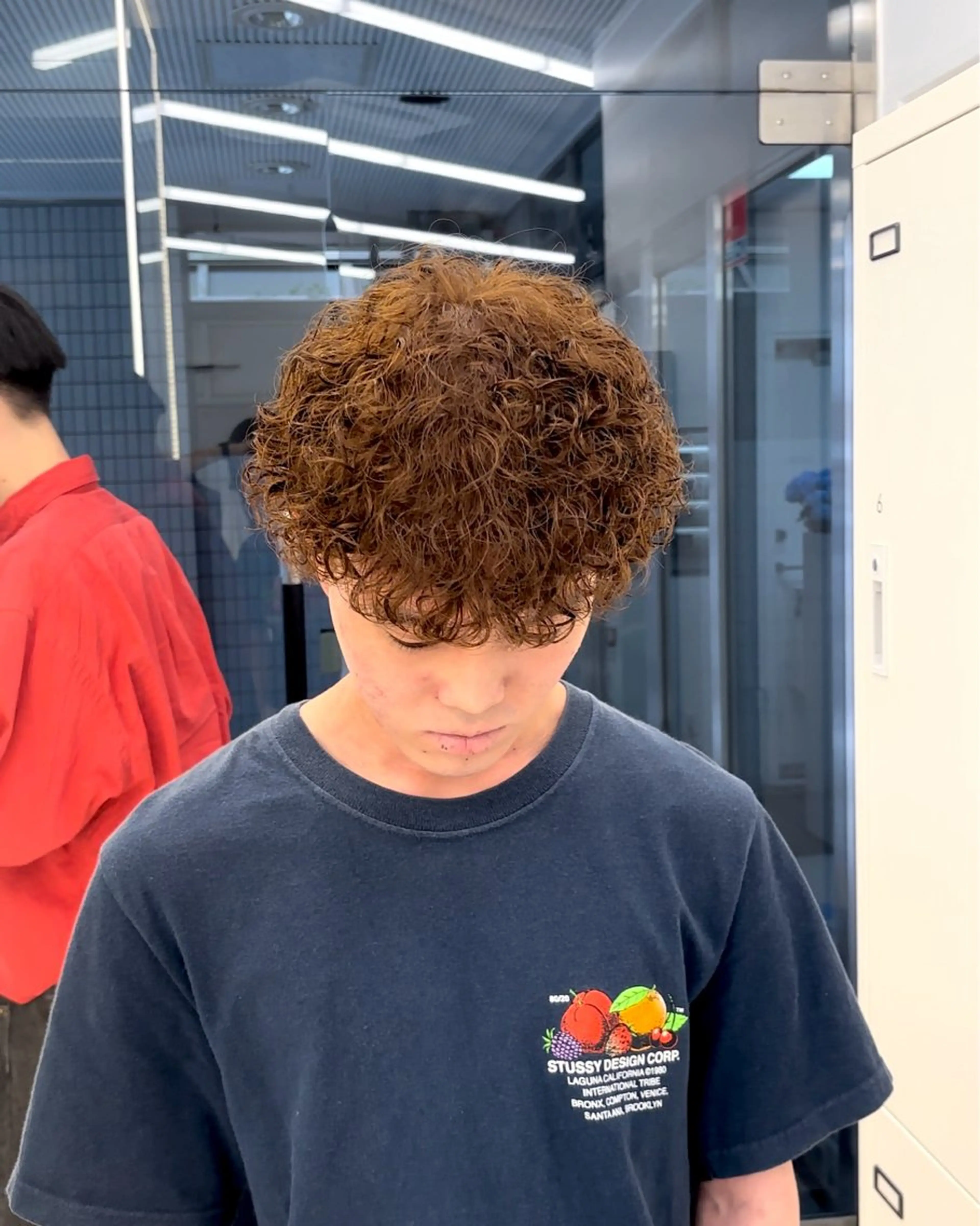 ショート カラー パーマ メンズ 森龍馬 メンズ専門美容師のヘアスタイル