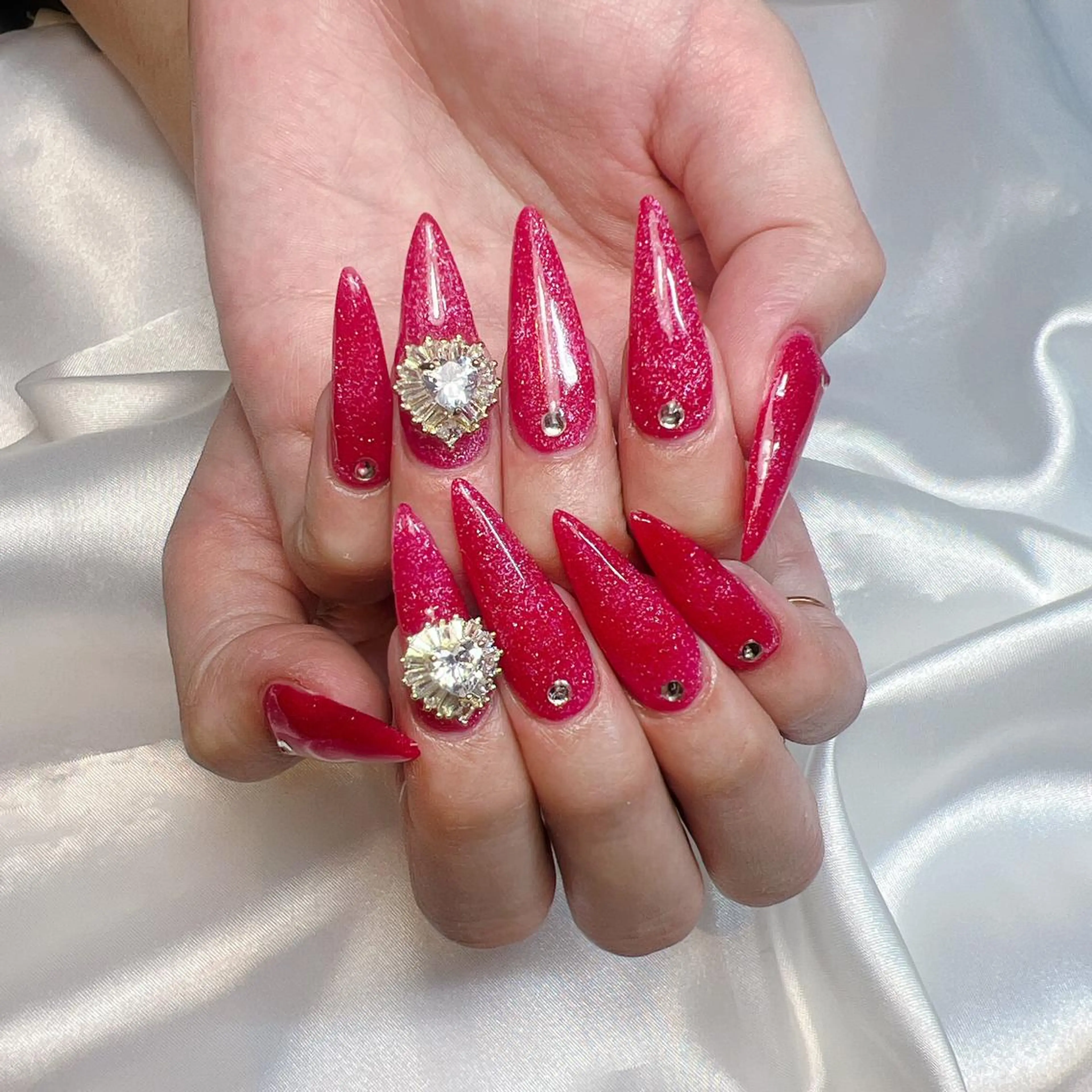 ネイル スカルプネイル hair&nail ROOTS所属・ﾍｱﾒｲｸ&ﾈｲﾙ ♥️Azuのネイルデザイン