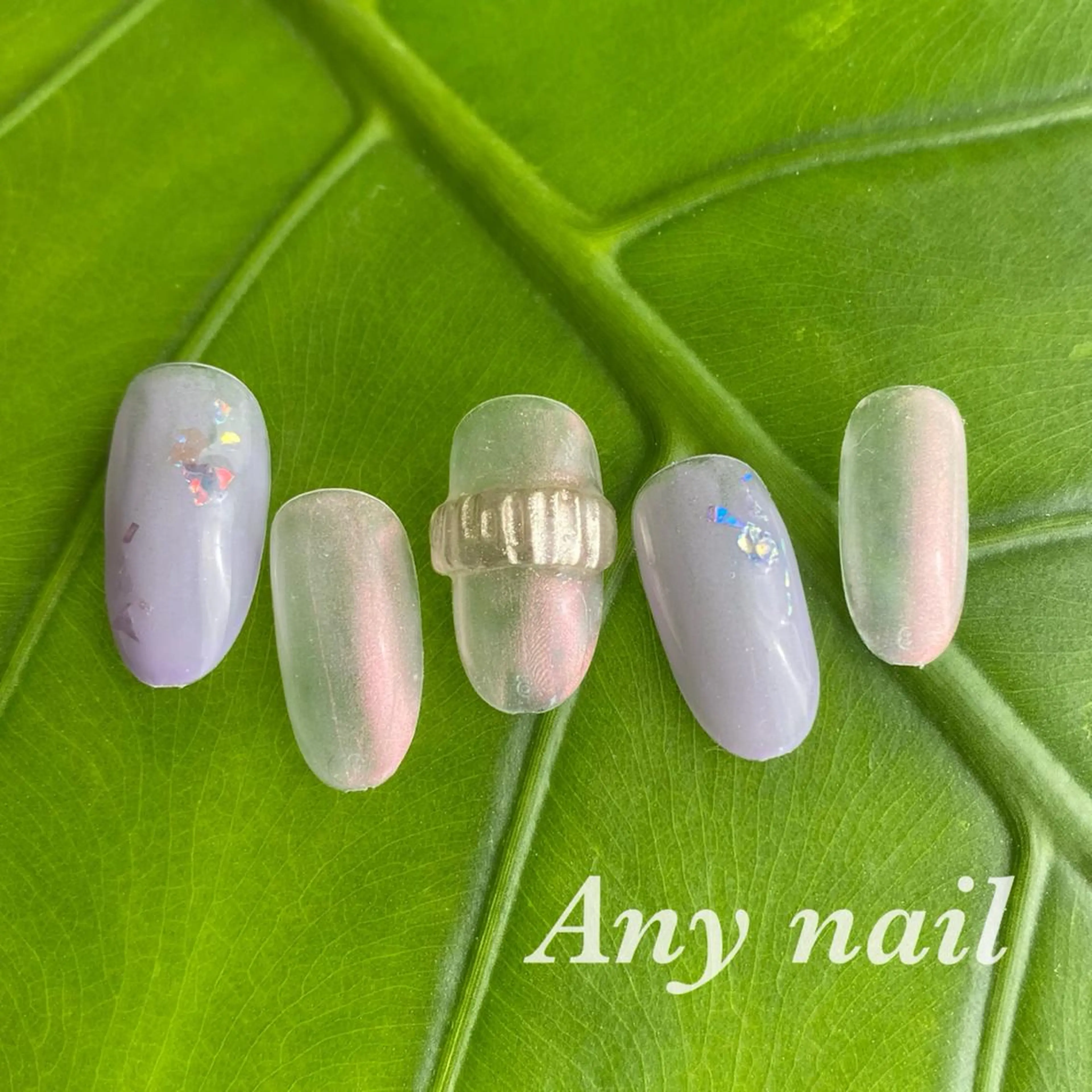 ネイル アートネイル 入学式 卒業式 ミラーネイル ニュアンスネイル ハンドネイル 岩澤 恵子のネイルデザイン