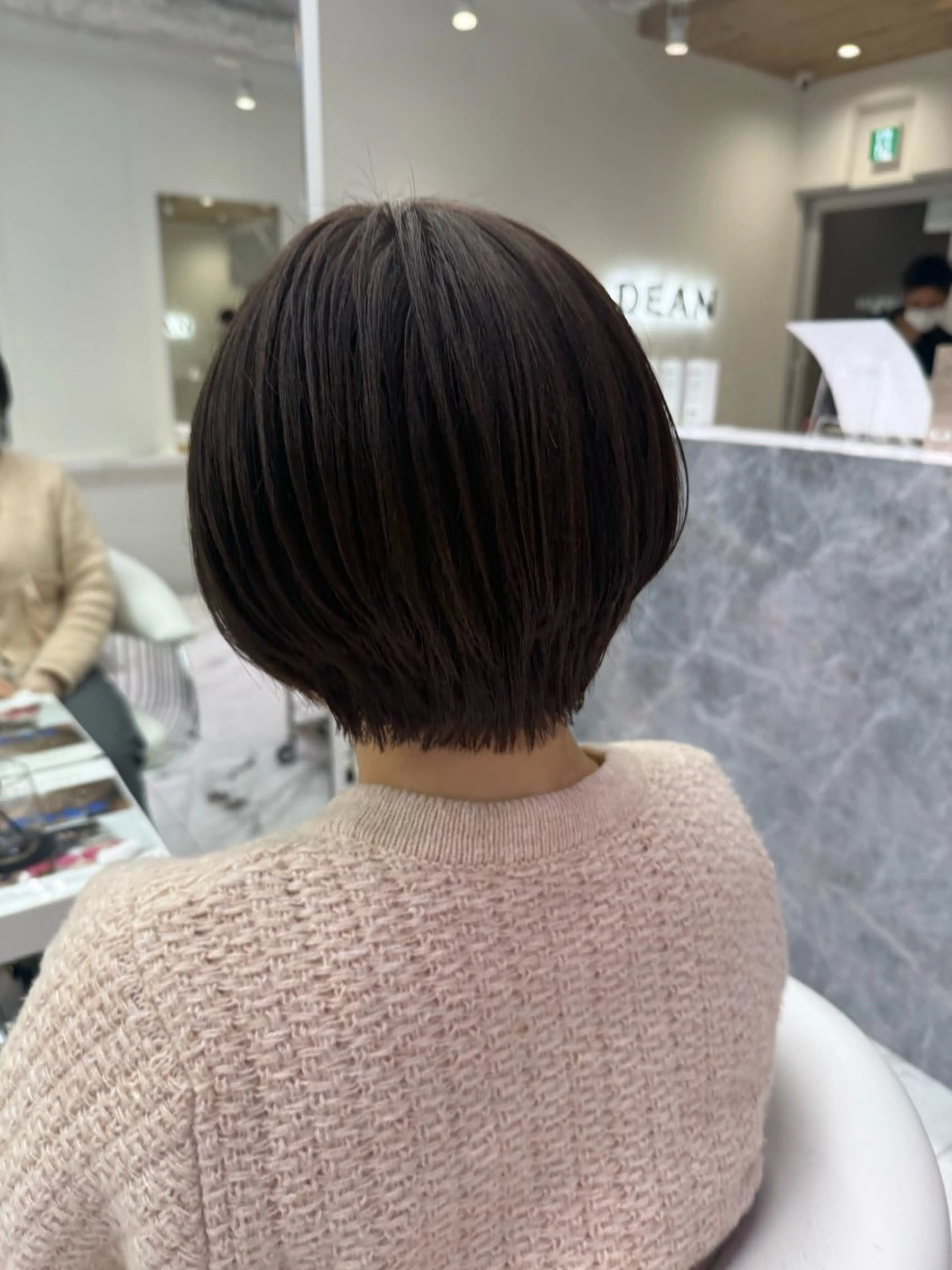 ショート ボブ マイ/カットモデル /暖色カラーのヘアスタイル