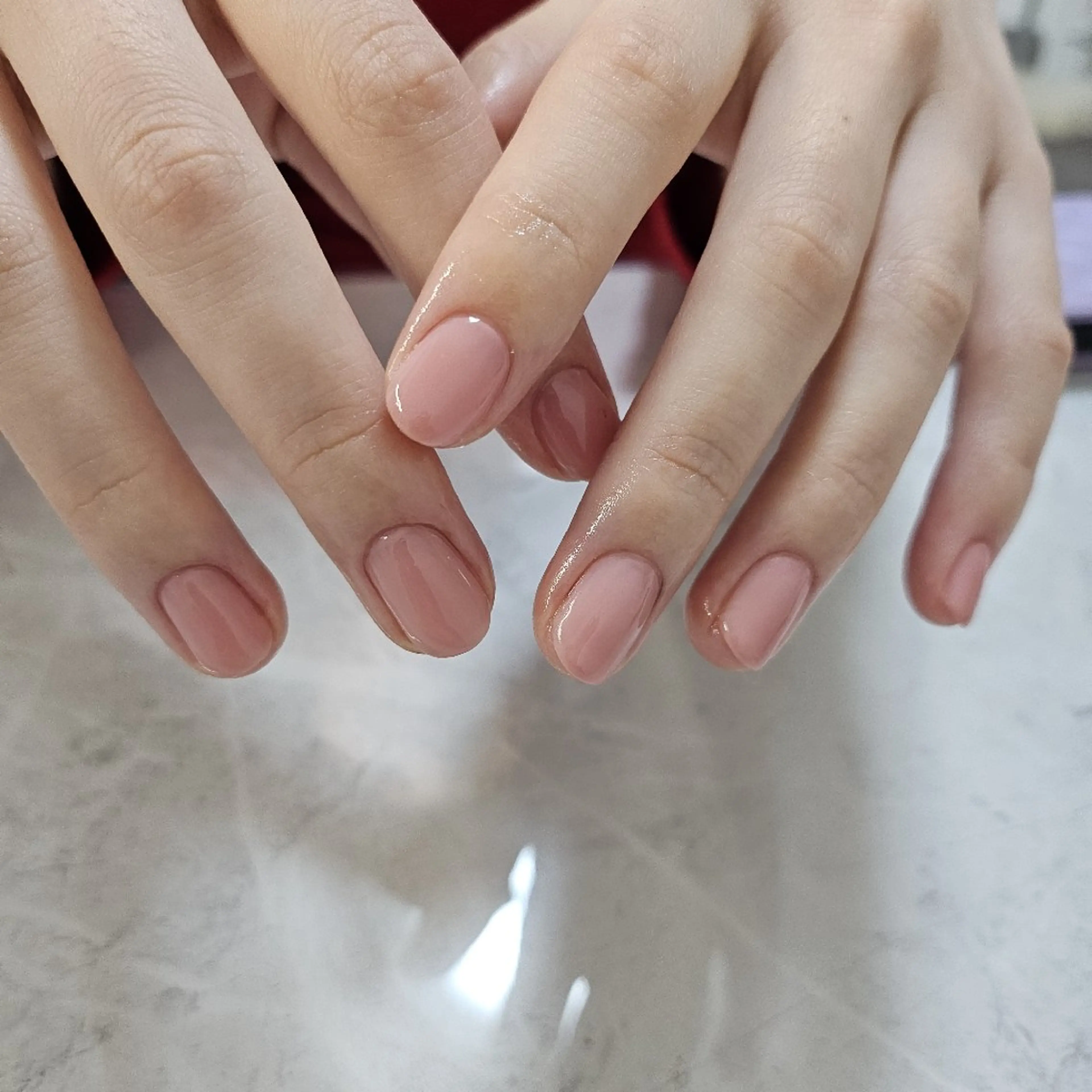 ネイル ピンク ショートネイル milla. MAHOのネイルデザイン