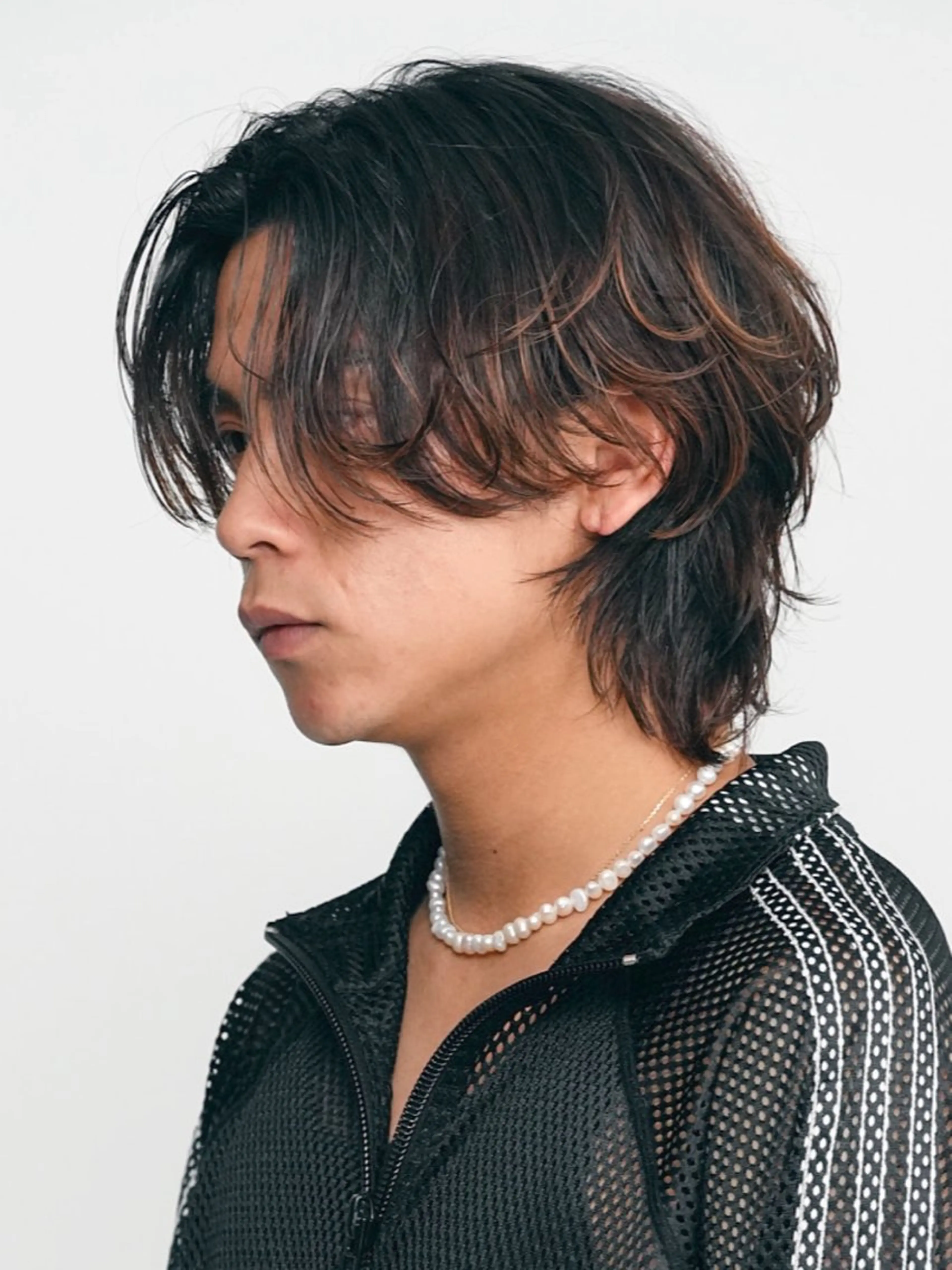 ミディアム パーマ メンズ 深谷 侑亮のヘアスタイル