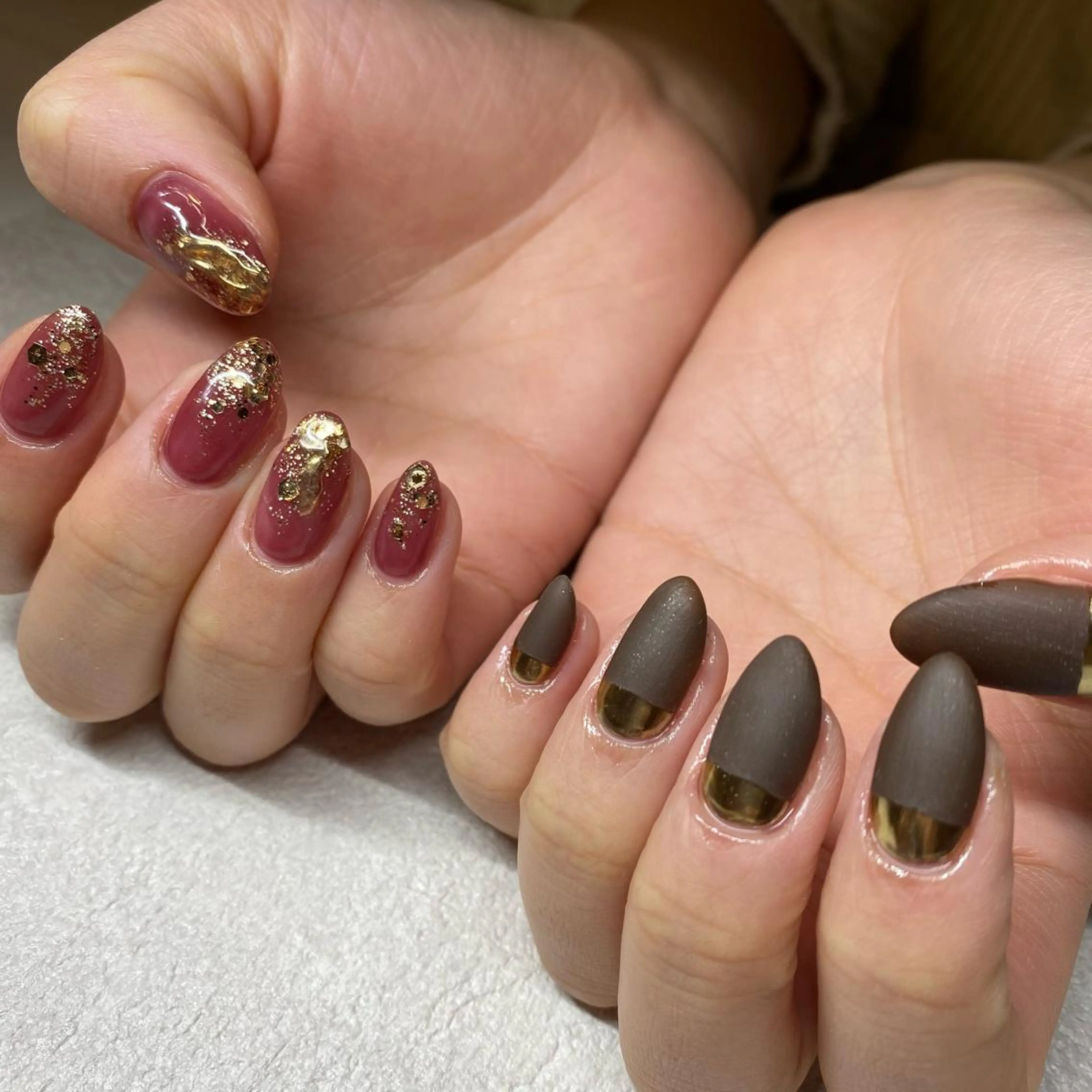 ネイル ハンドネイル NORA nail UMEDAのネイルデザイン