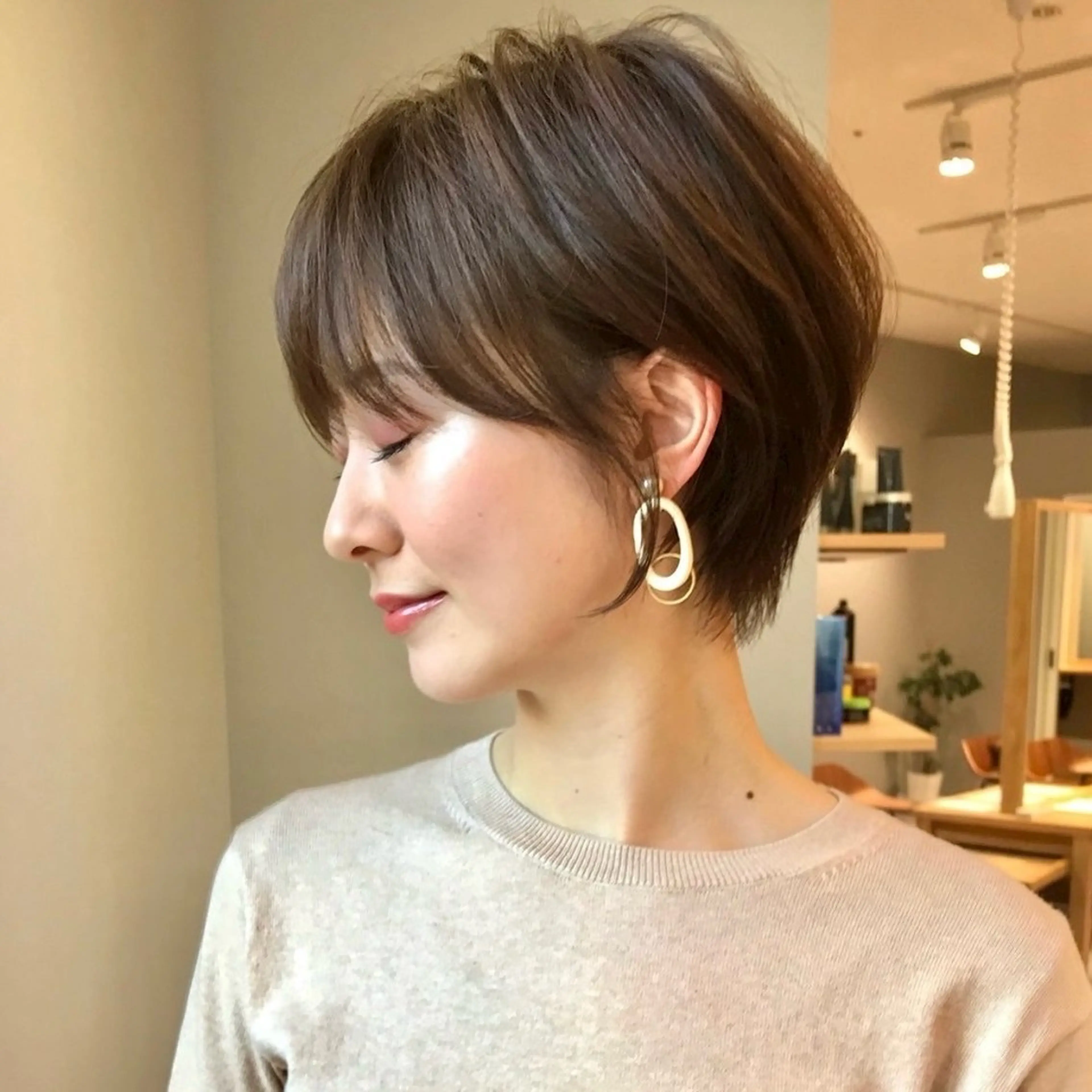 ショート VIEW GINZA所属・fitするカット♡ 暖色/ふうか◠‿◠のヘアスタイル