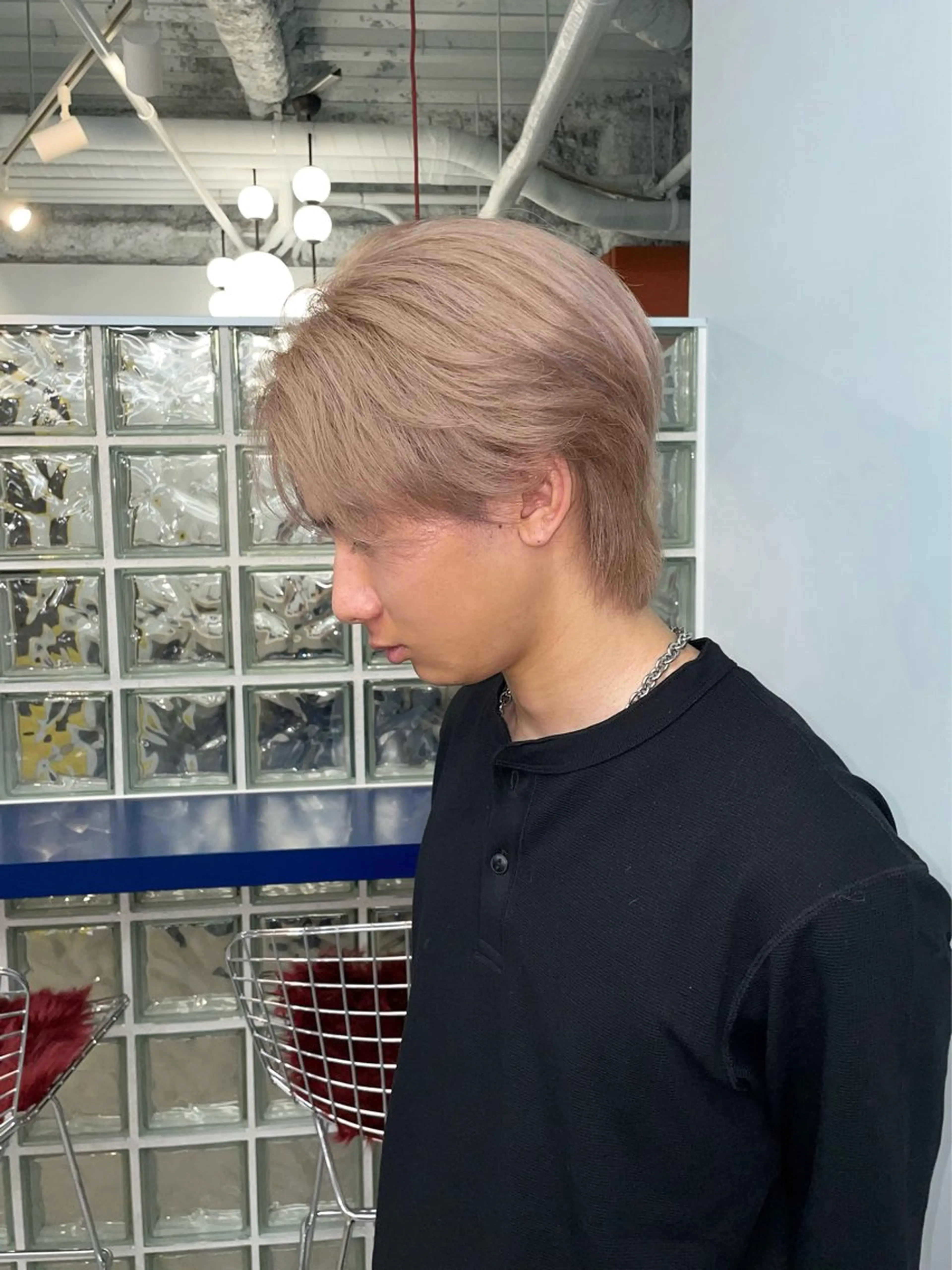 ショート ヘアカラー トリートメント qulim所属・qulim【クリム】 /ハイトーン/海音のヘアスタイル