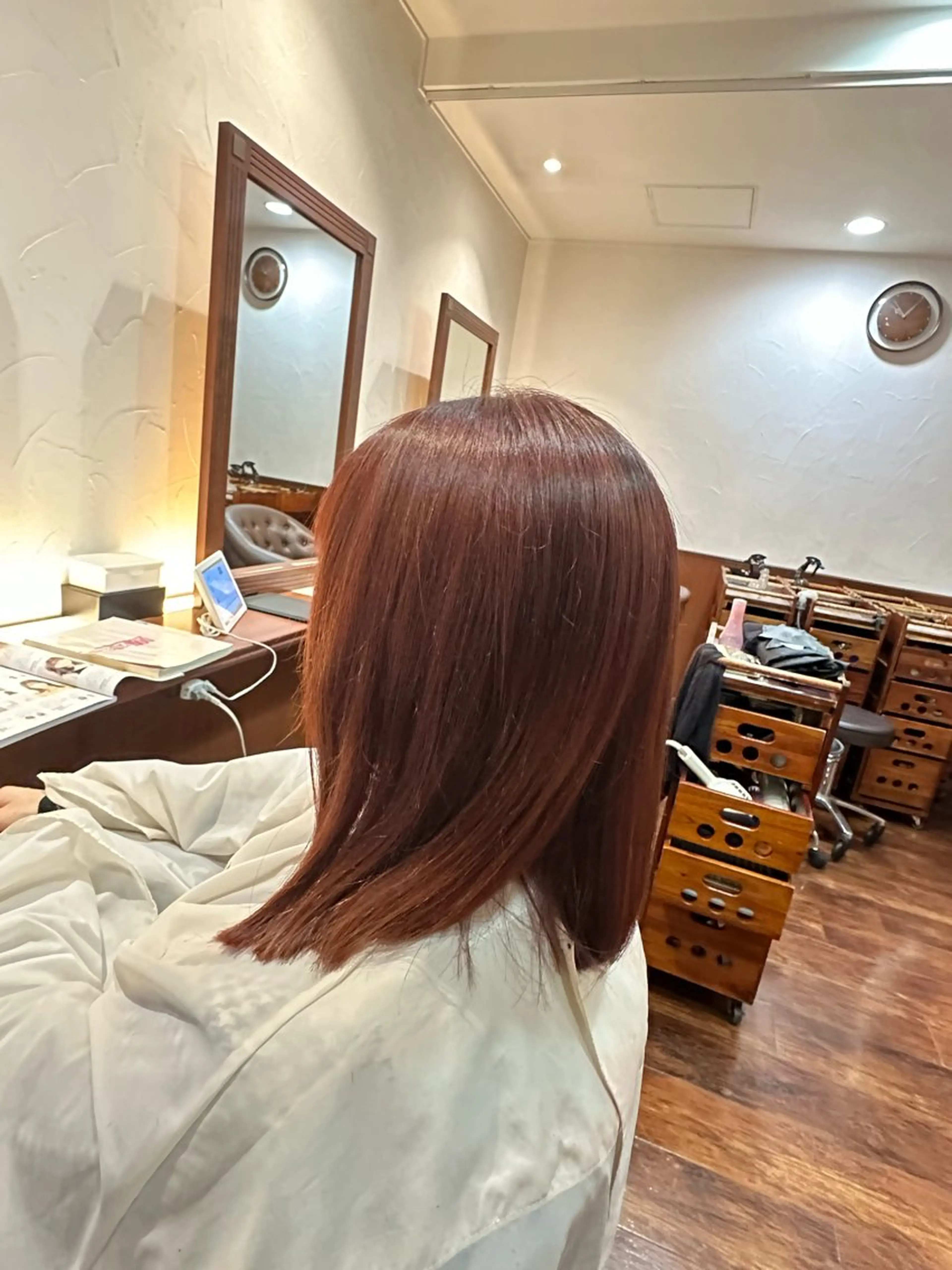 ミディアム カラー kamiyu hair&spa所属・木下 水琴のヘアスタイル