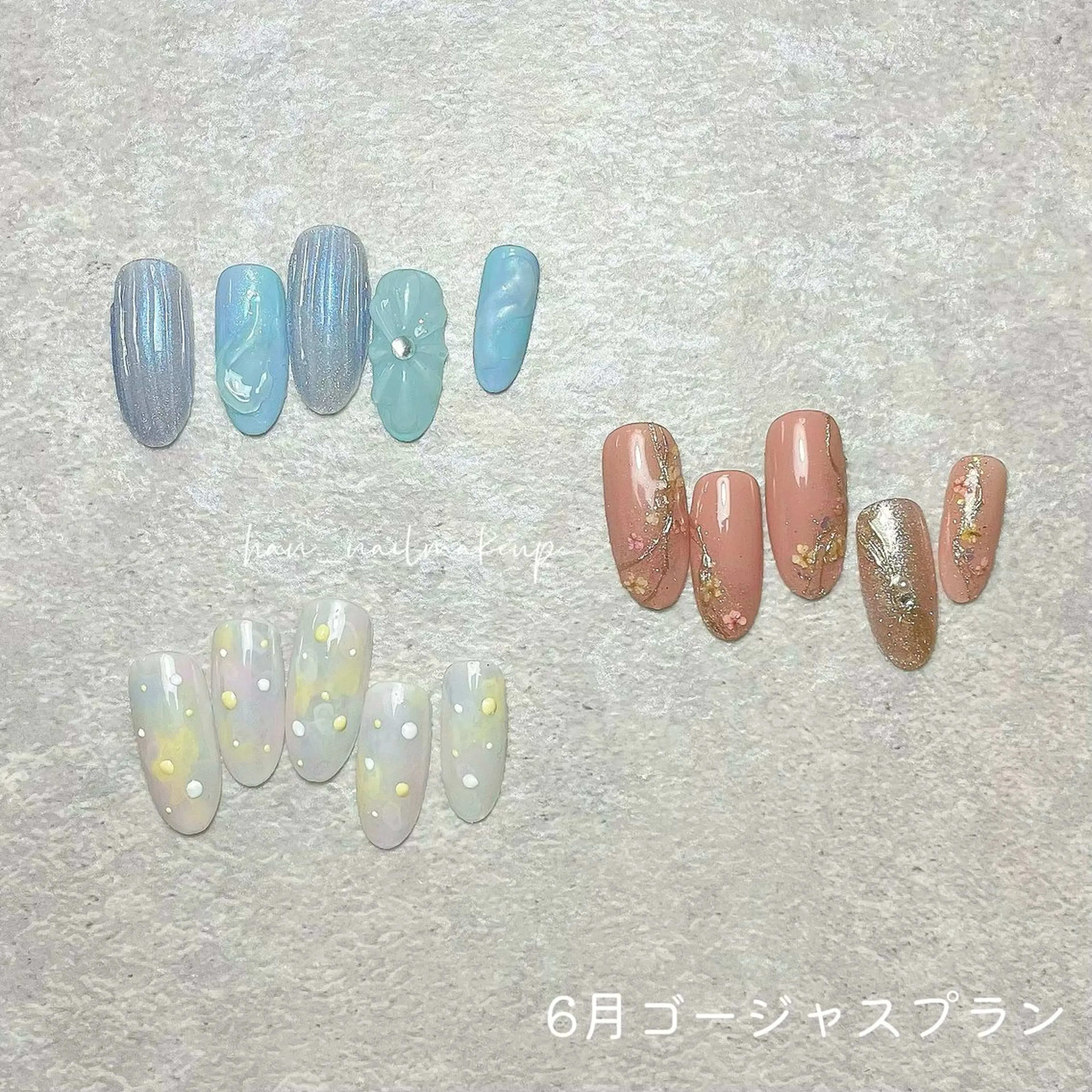ネイル ゴージャス ハンドネイル Han Nail 【y&m】のネイルデザイン