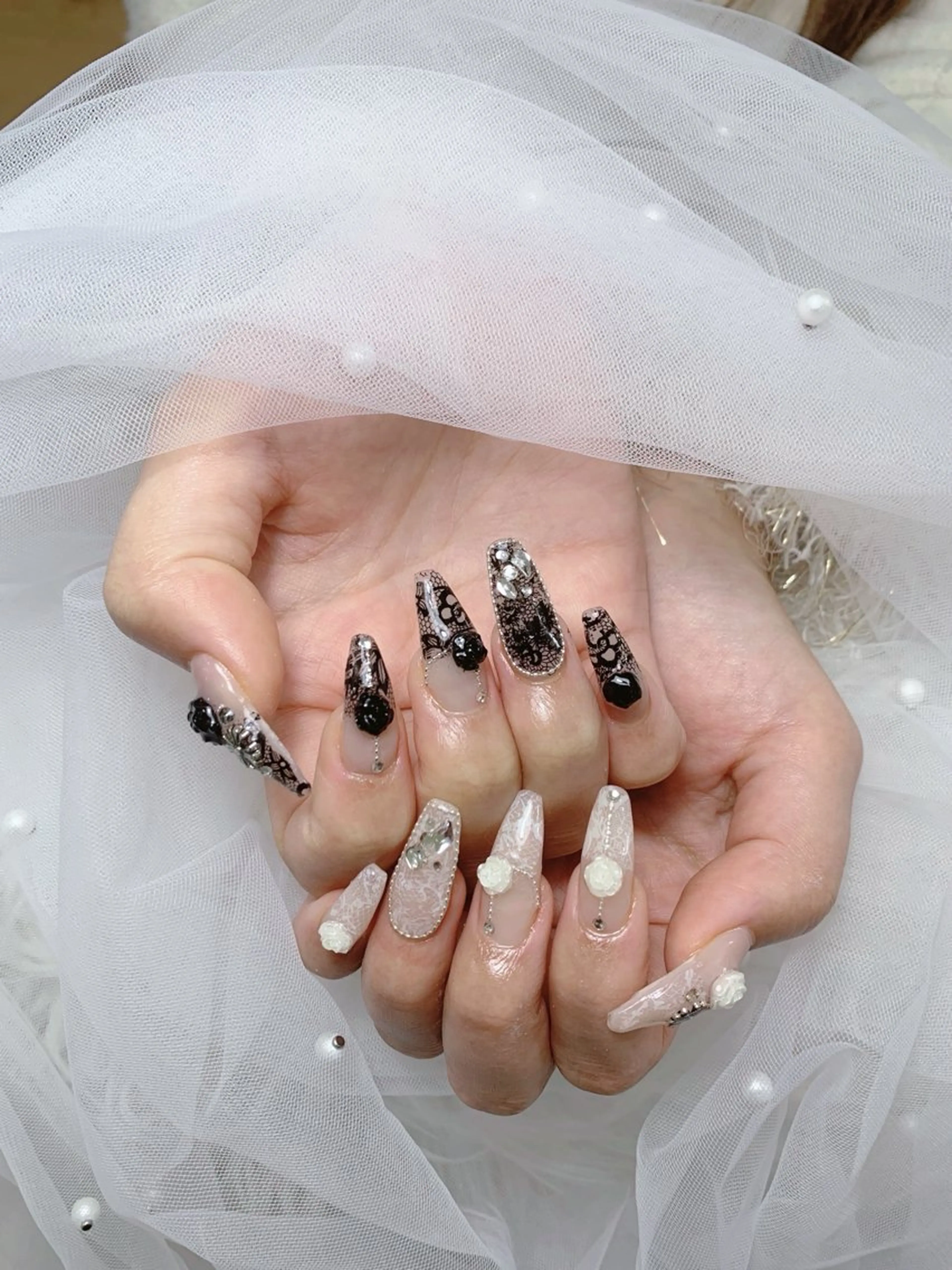 ネイル アートネイル ジェルネイル マグネットネイル ニュアンスネイル シンプルネイル ハンドネイル Ryunail所属・Ryu Nail NekoChanのネイルデザイン