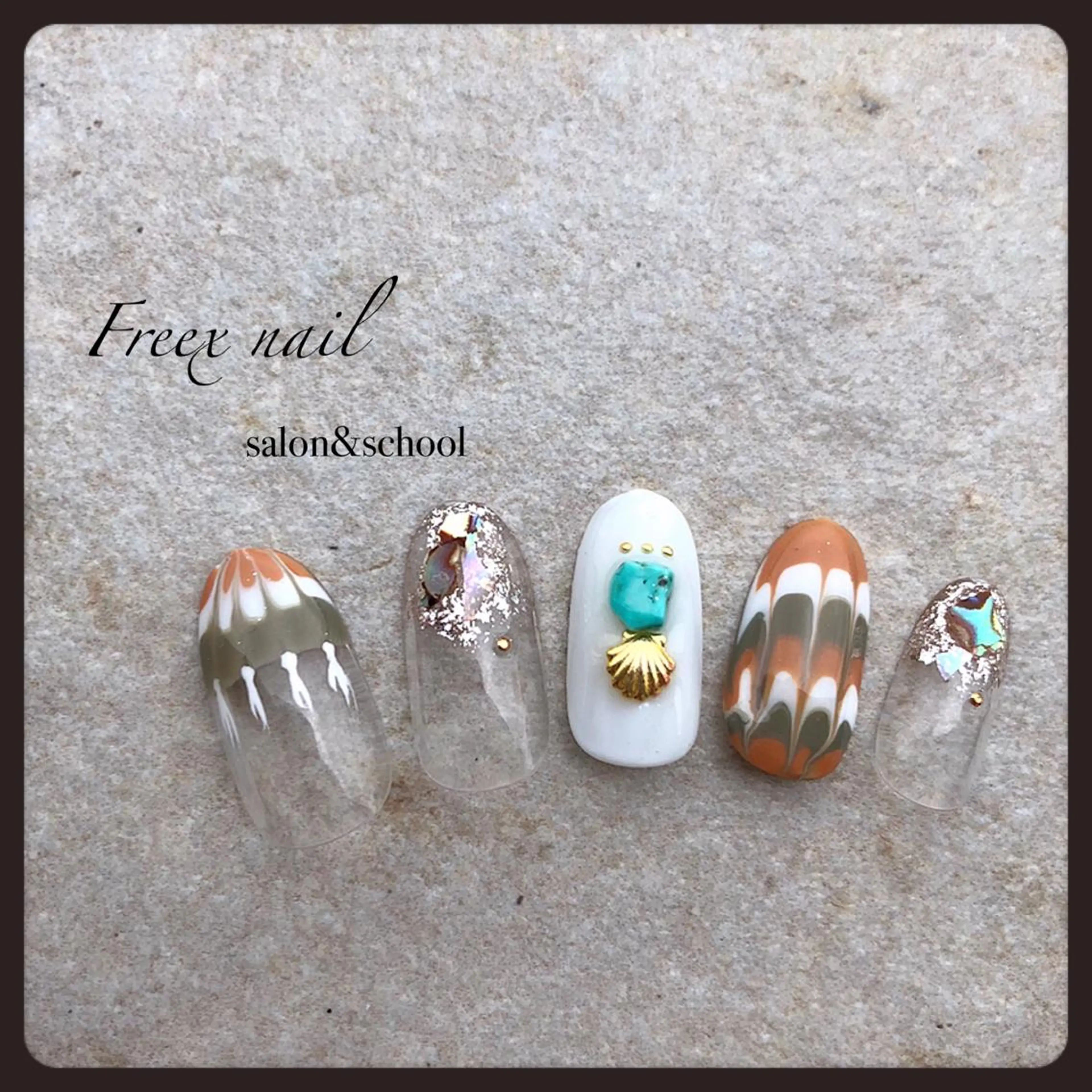 ネイル Freex nail所属・freex nail /ニュアンス/個性派のネイルデザイン