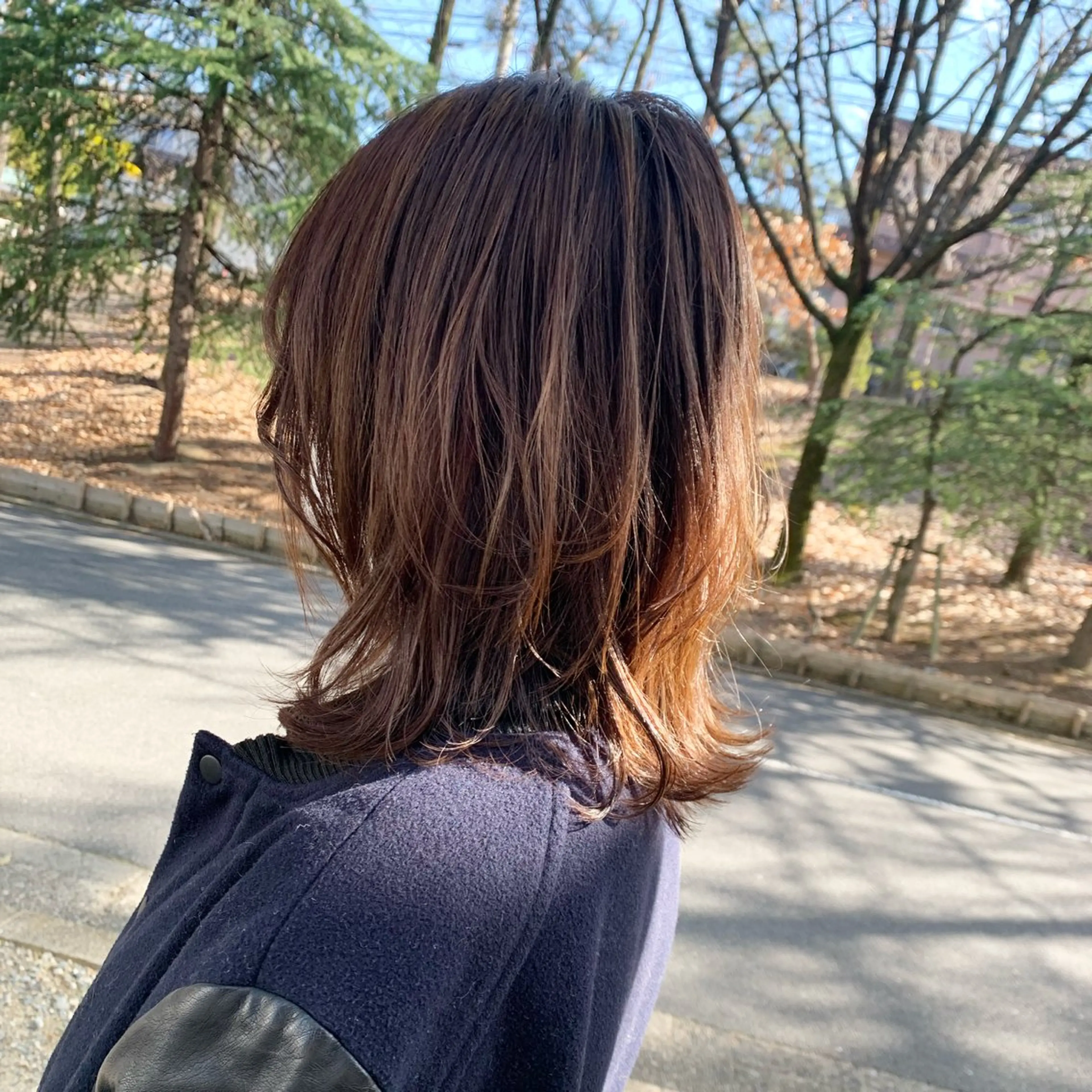 ミディアム 🐰桃山台/髪質改善 山亀のヘアスタイル