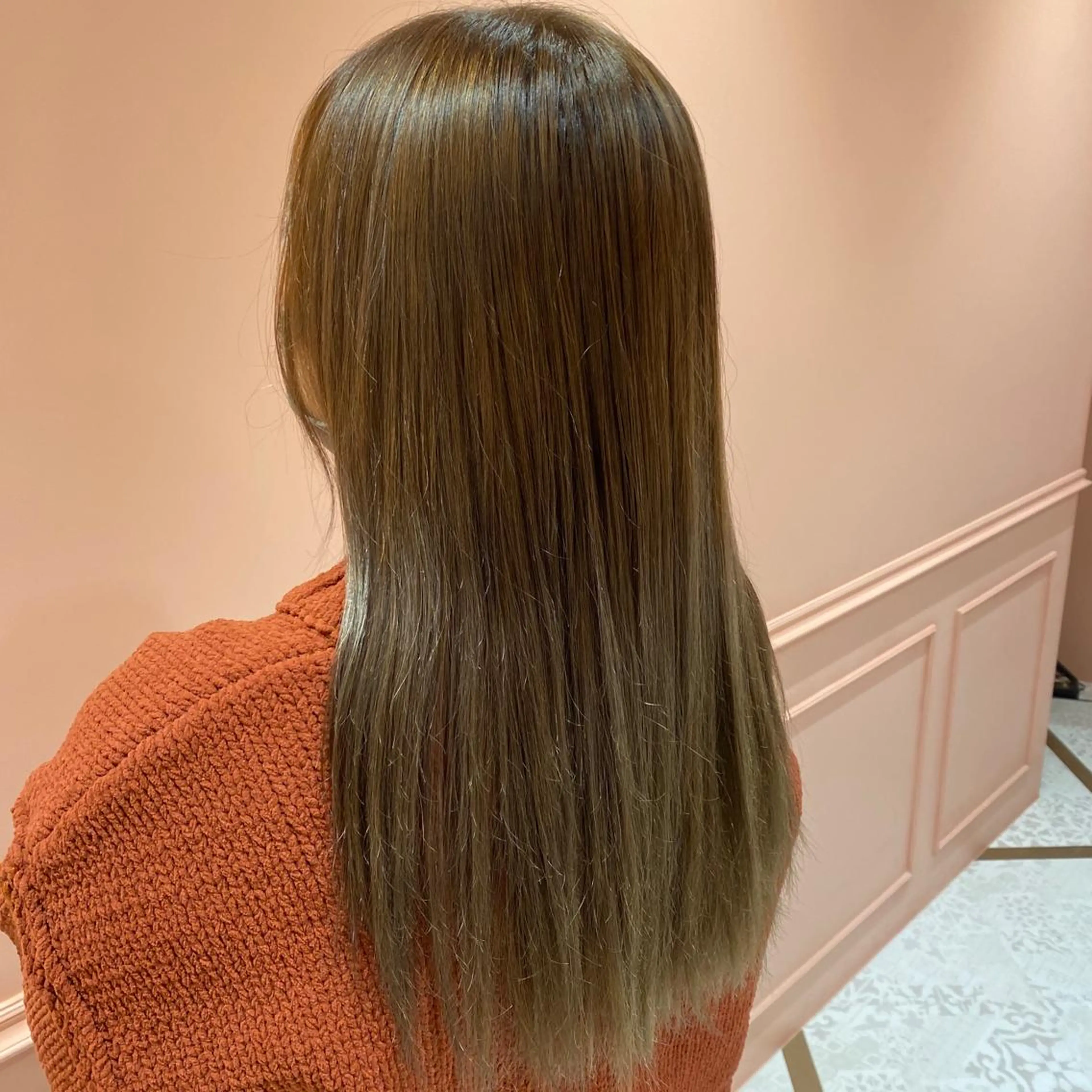 ロング カラー MOE🐈‍⬛🎀 エクステ/ワンホンのヘアスタイル