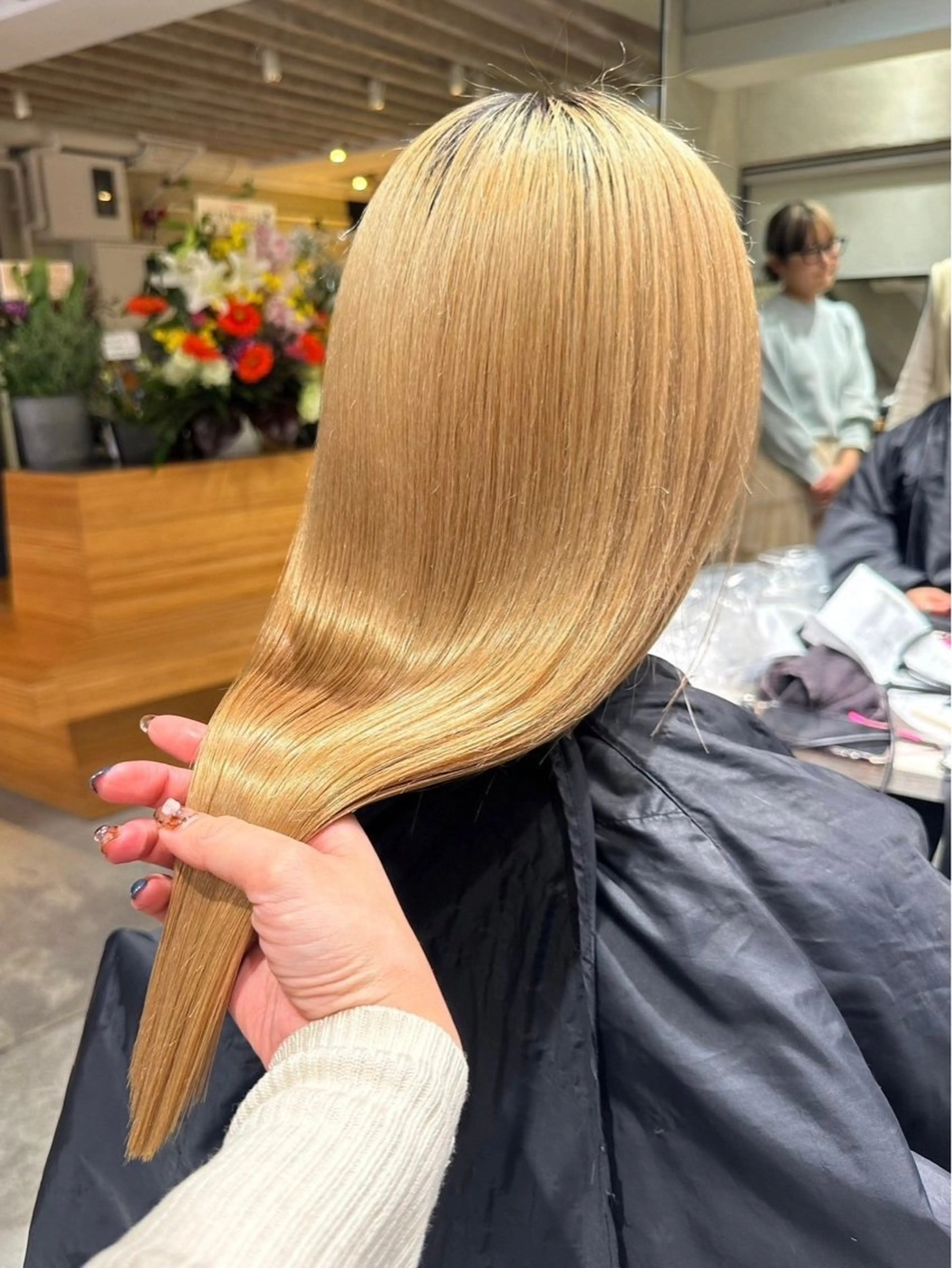 🆕🎀新規限定🎀🆕【ダブルカラー】全体ブリーチ➕カラーの写真