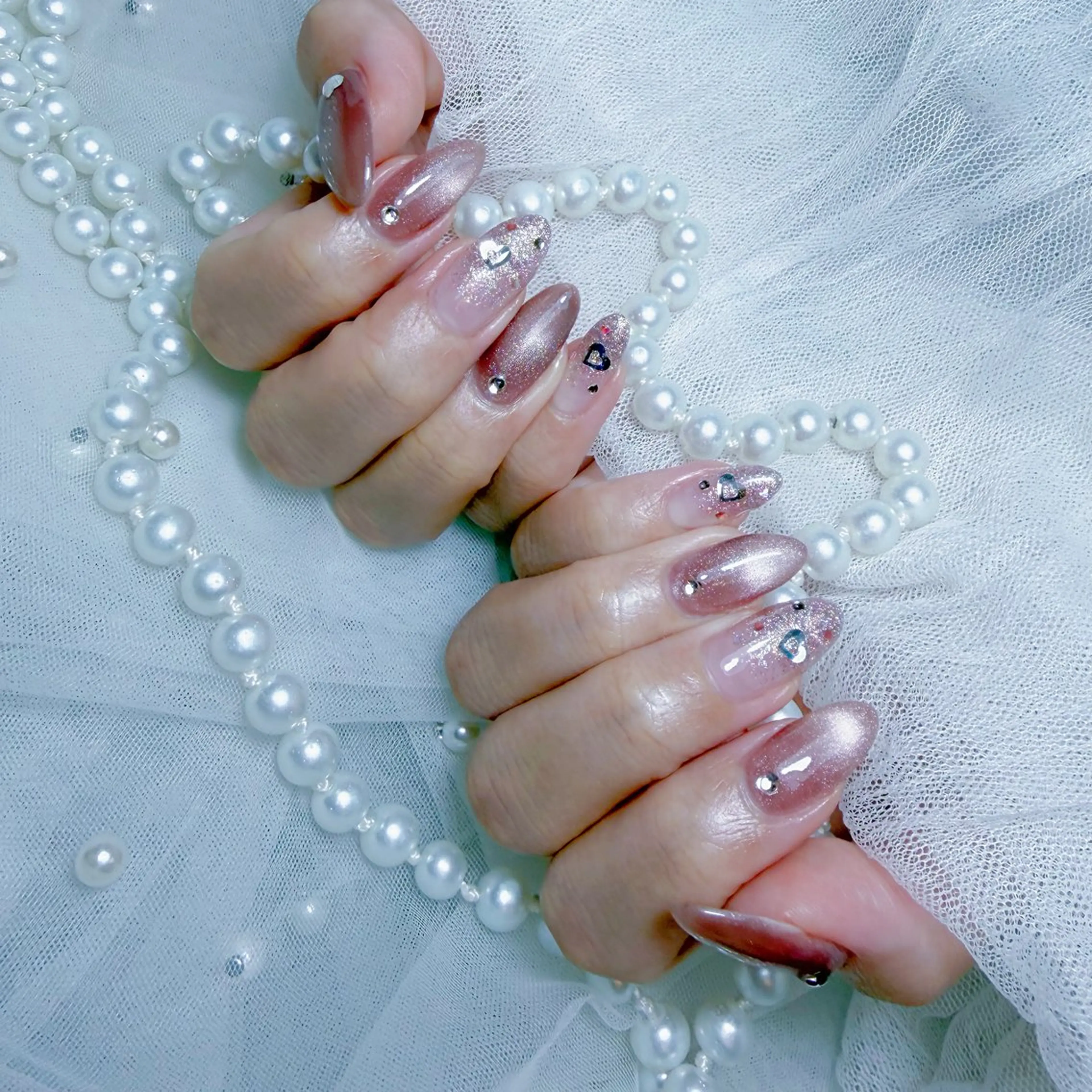 ネイル ハンドネイル Yudia🩵 Yuiのネイルデザイン