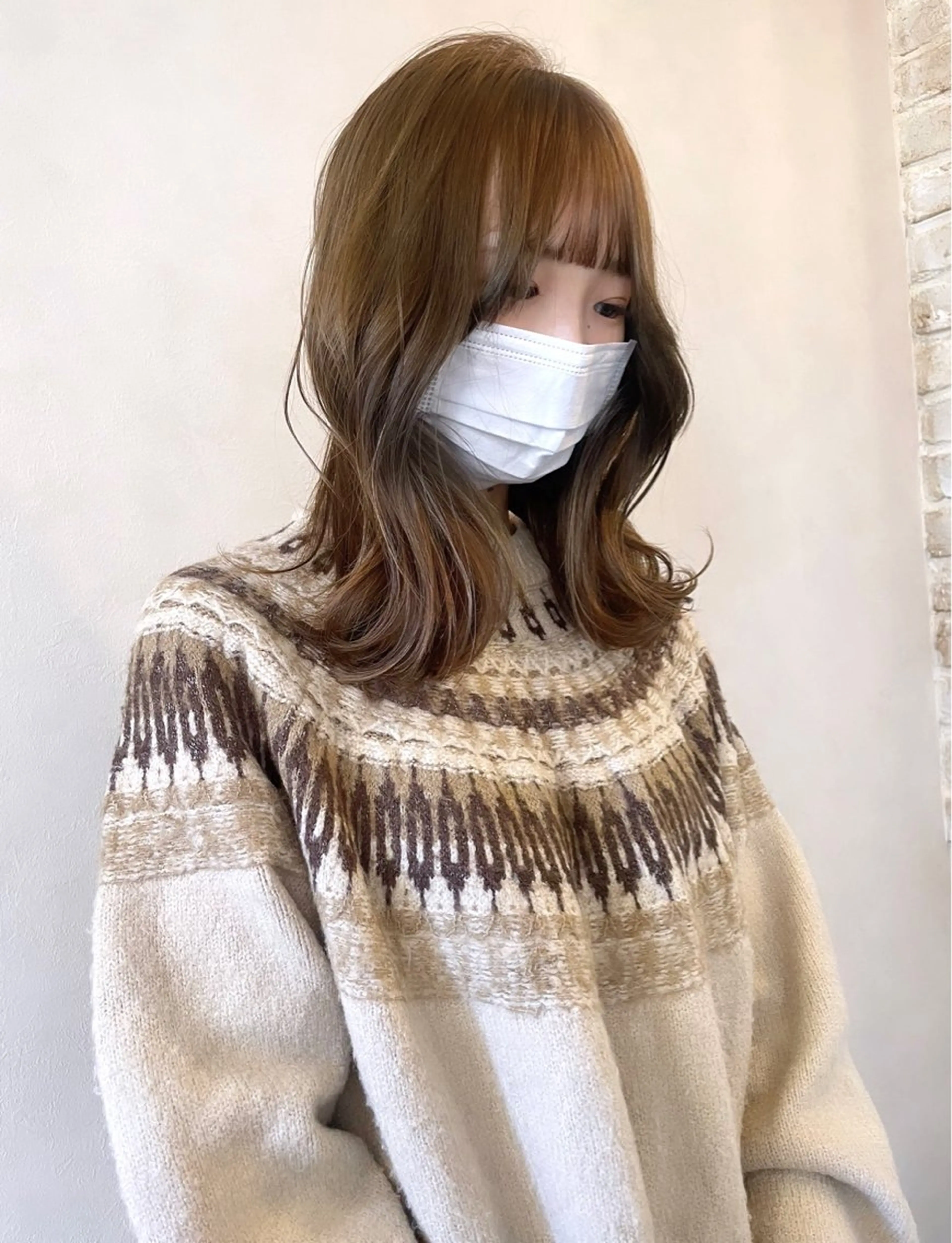 ミディアム カラー Peg.hair所属・柔らかhair🤍 Rinaのヘアスタイル