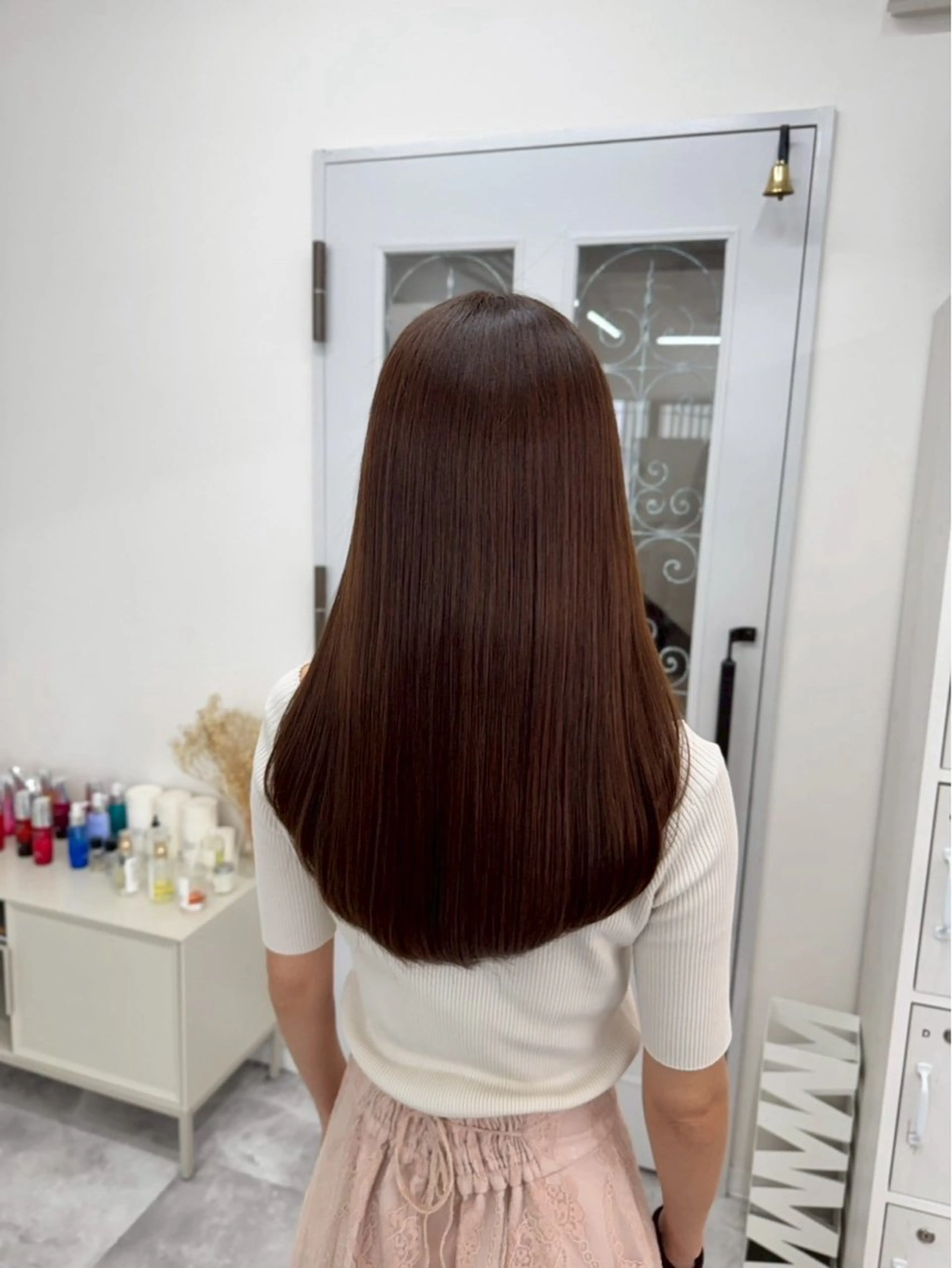 ロング カラー ブラウンカラー 透明感カラー ナチュラルブラウン 髪質改善 トリートメント ヘアカラー トリートメント 髪質改善Acero. shoyaのヘアスタイル