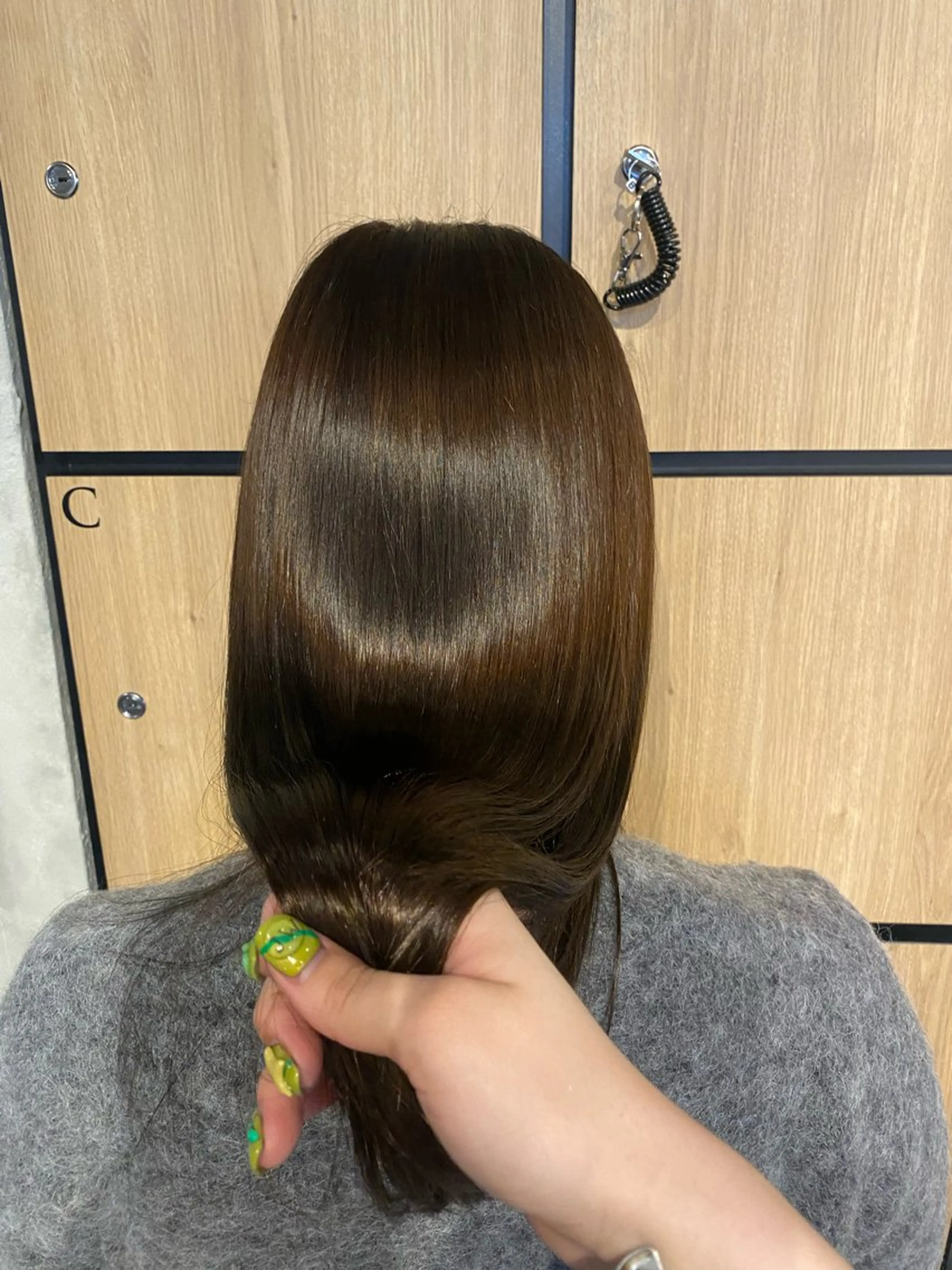 ロング カット ヘアカラー 縮毛矯正 Jewel Box東梅田所属・髪質改善サロン 梅田/ヨナミネのヘアスタイル