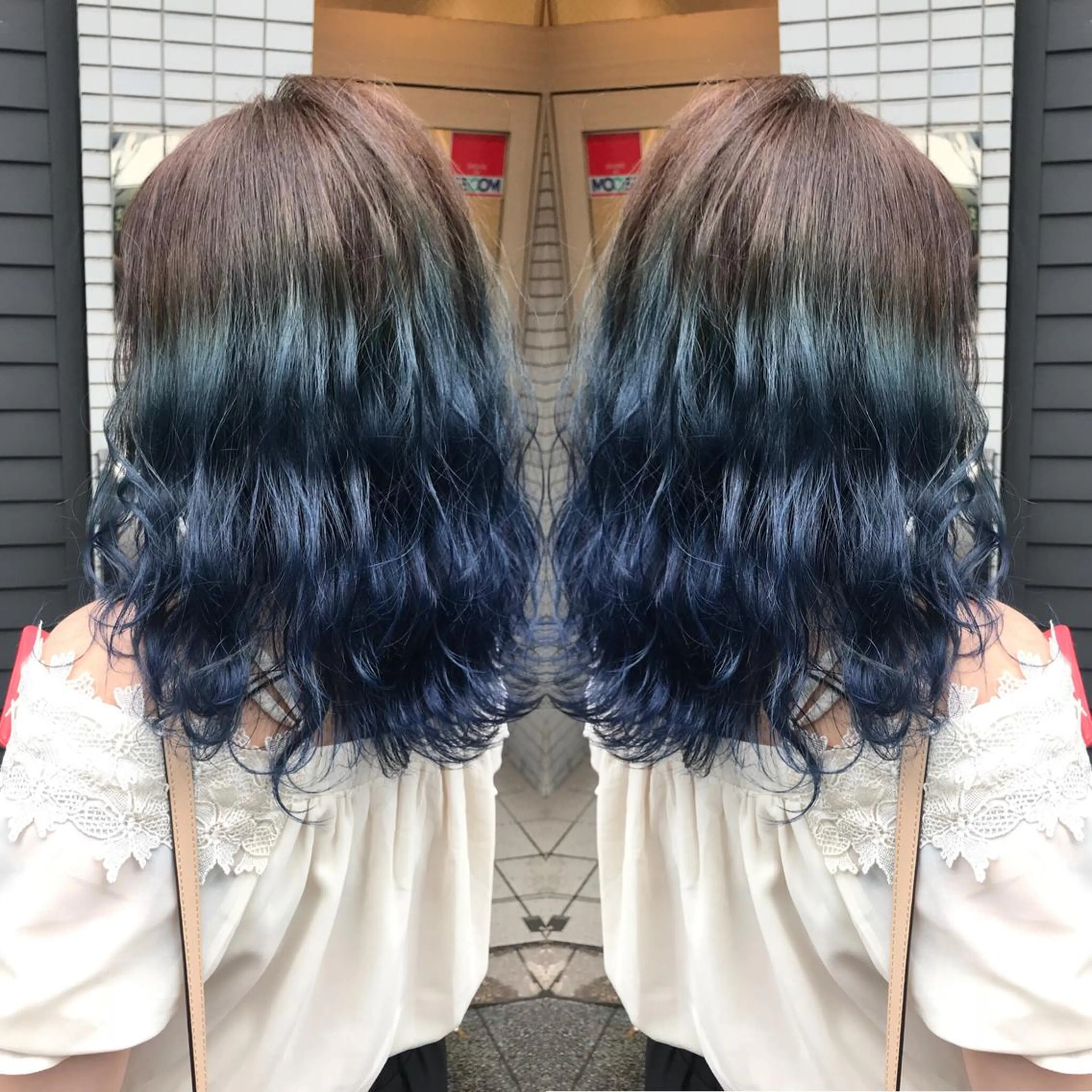 ミディアム カラー 髪質改善特化 ミサワコウキのヘアスタイル