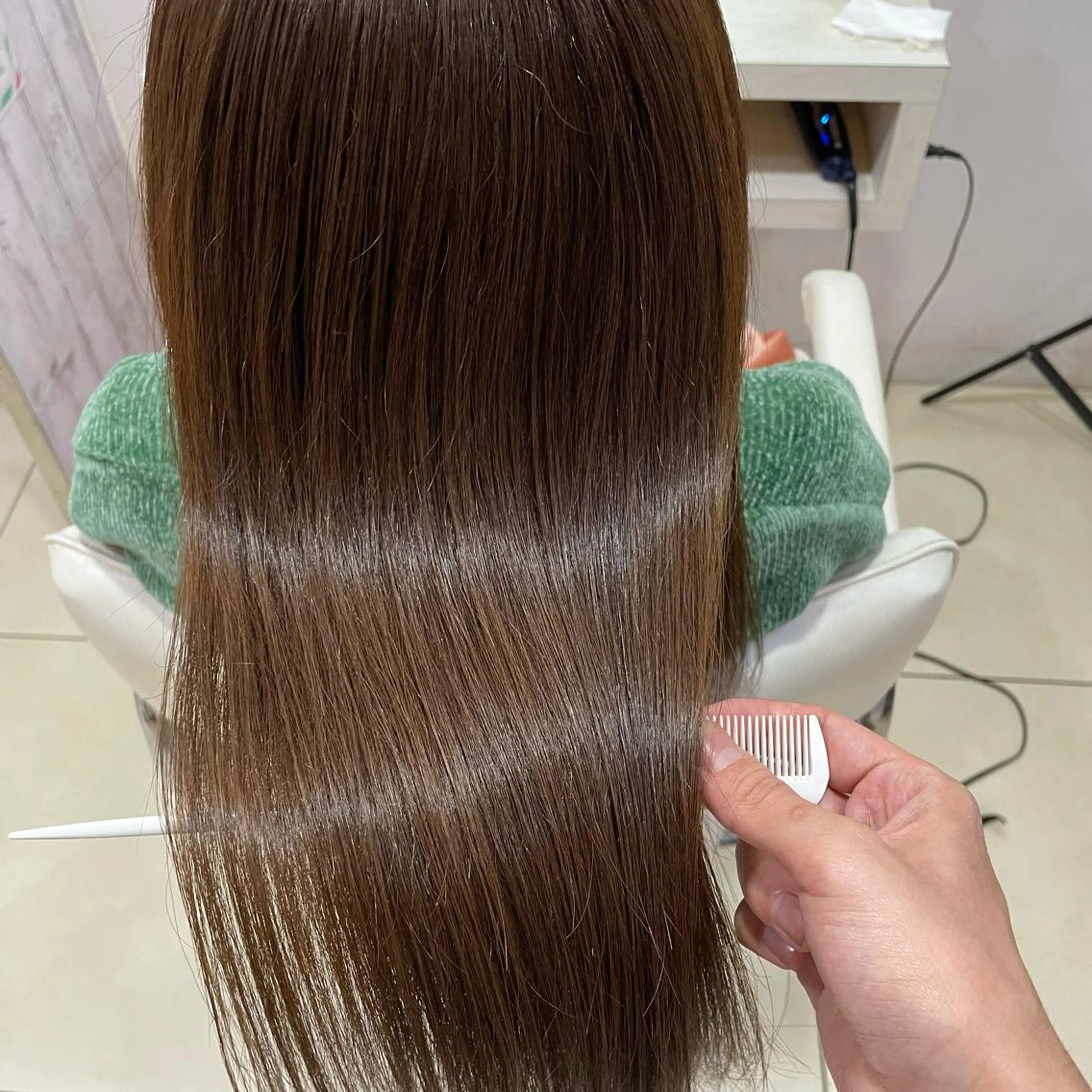 ロング カット トリートメント 【髪質改善カラー】 瀧田嵐士🇰🇷のヘアスタイル